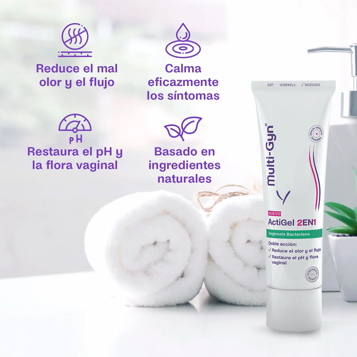 Multi-Gyn ActiGel Leczenie 2 w 1 na bakteryjne zapalenie pochwy 50ml aplikator