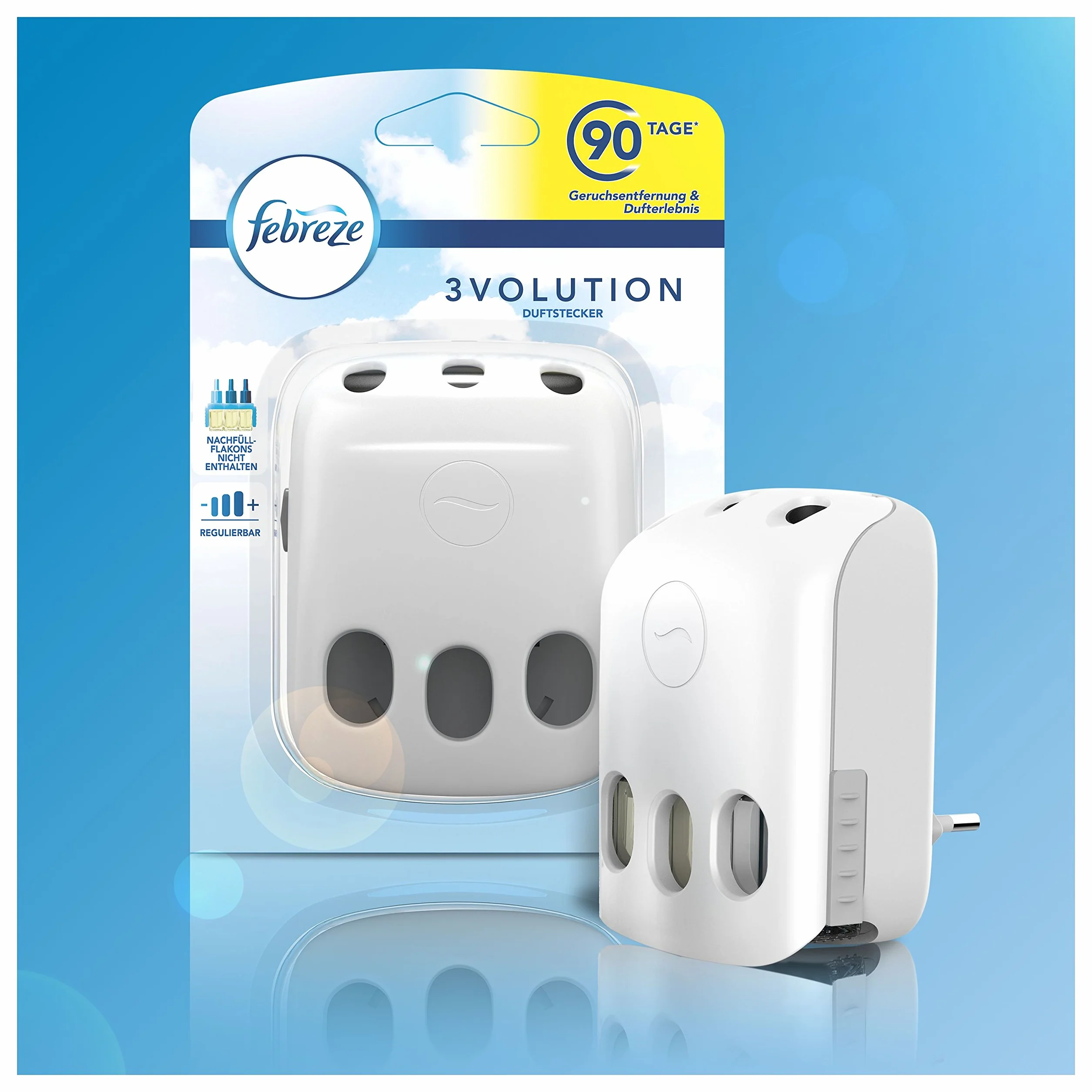 Febreze 3Volution zatyczka zapachowa, odświeżacz powietrza, naprzemienne zapachy