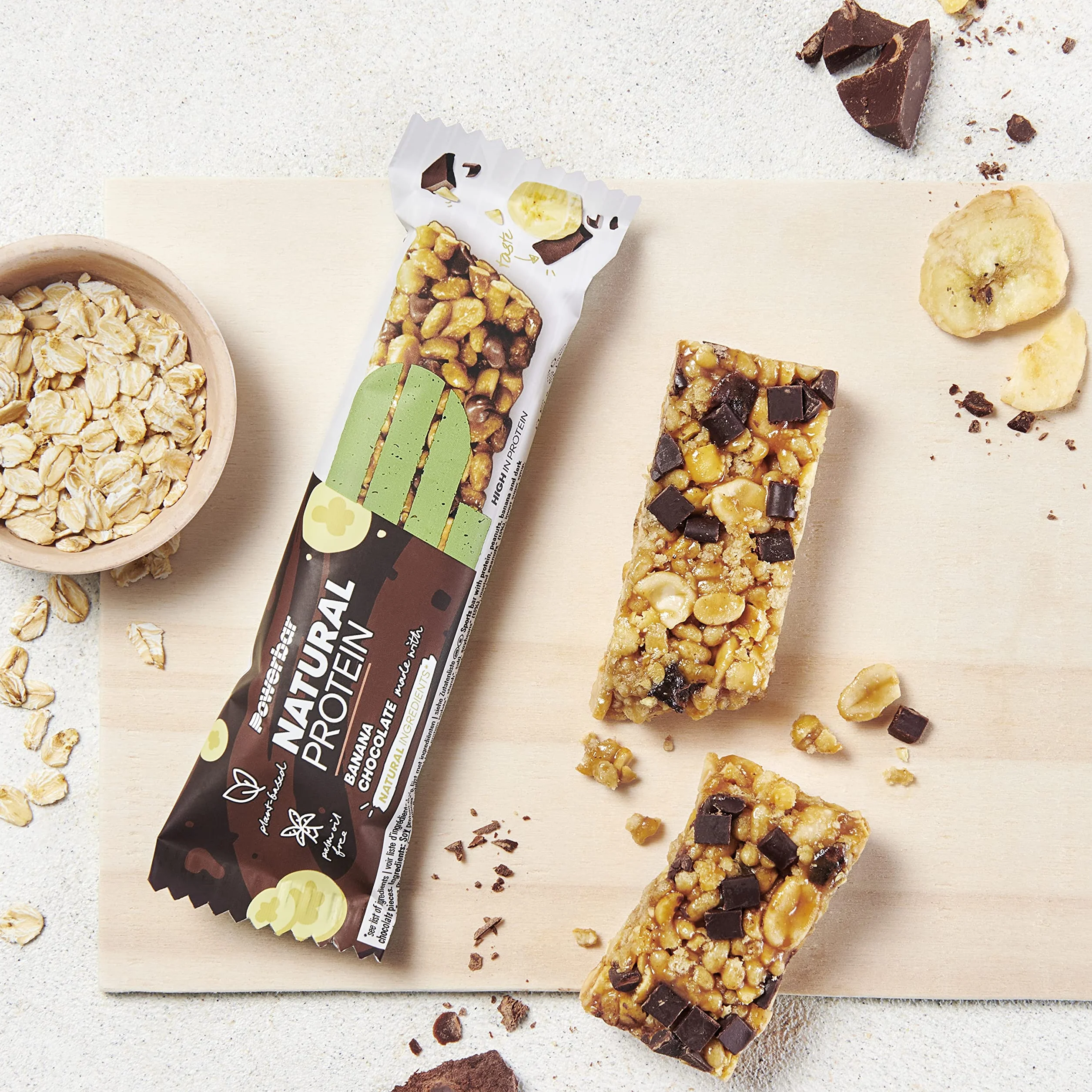Powerbar Natural Protein Banana Chocolate 18 x 40 g Wegański Batonik Proteinowy