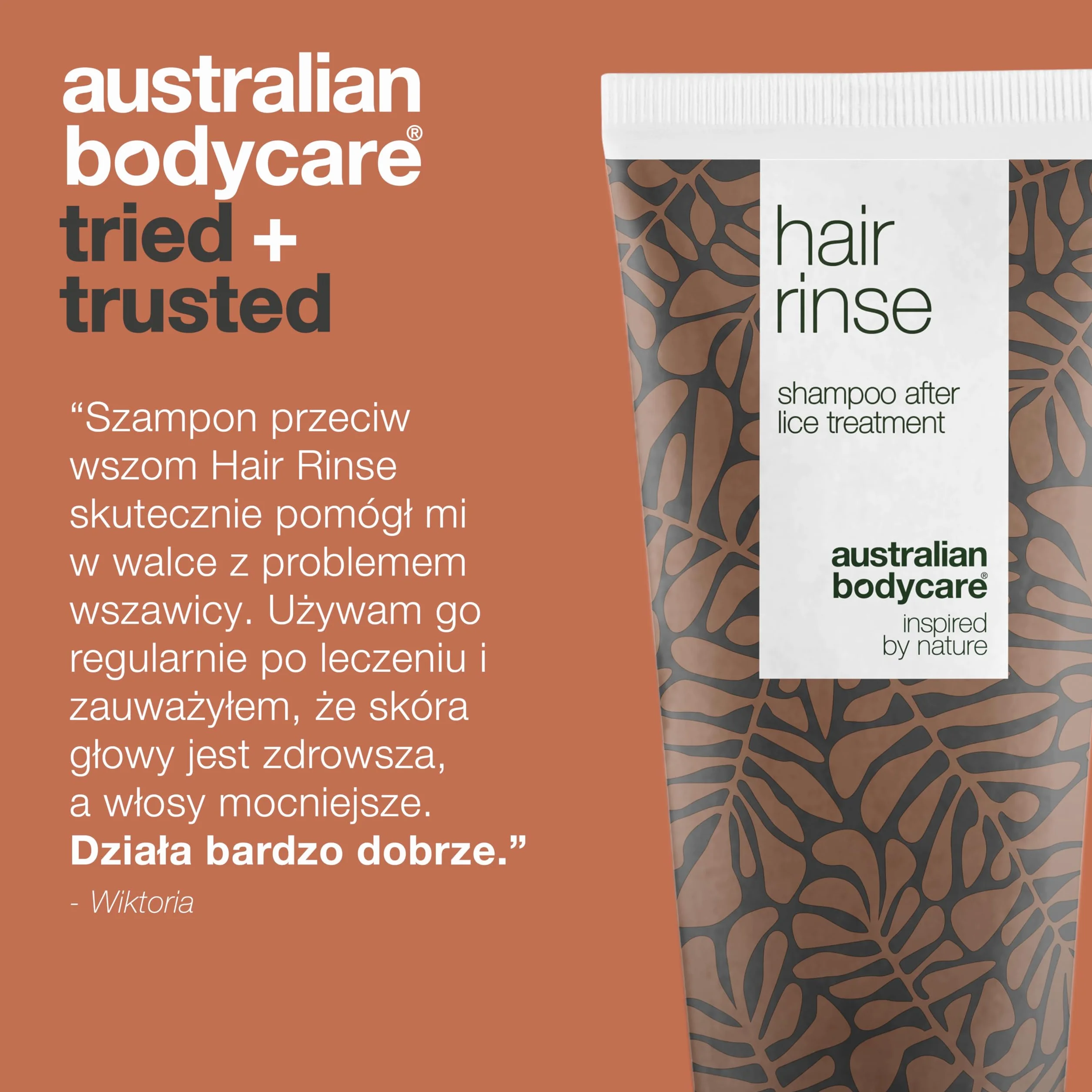 Hair Rinse, 200ml | Szampon do skóry głowy po leczeniu wszawicy | Działa profilaktycznie | Z 100% Olejkiem z Drzewa Herbacianego | Odpowiedni dla dzieci i dorosłych
