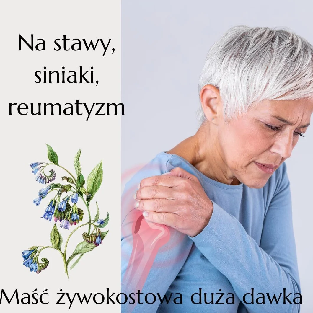 Green Idea Żywokost lekarski żel do masażu 500 ml na bóle stawów, mięśni i artretyzm
