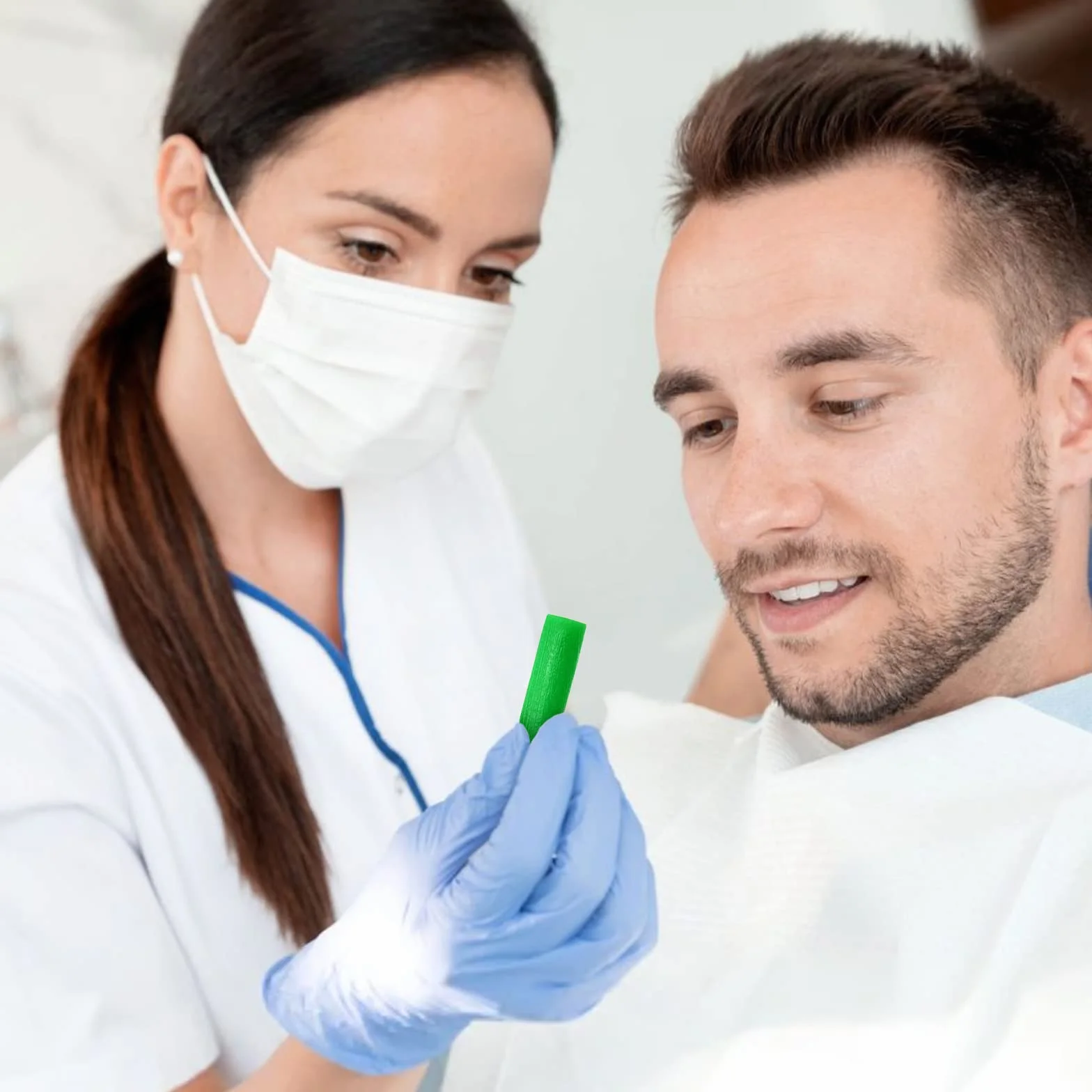 BVN Aligner Chewies 20 sztuk do Aligner Chompers zielona