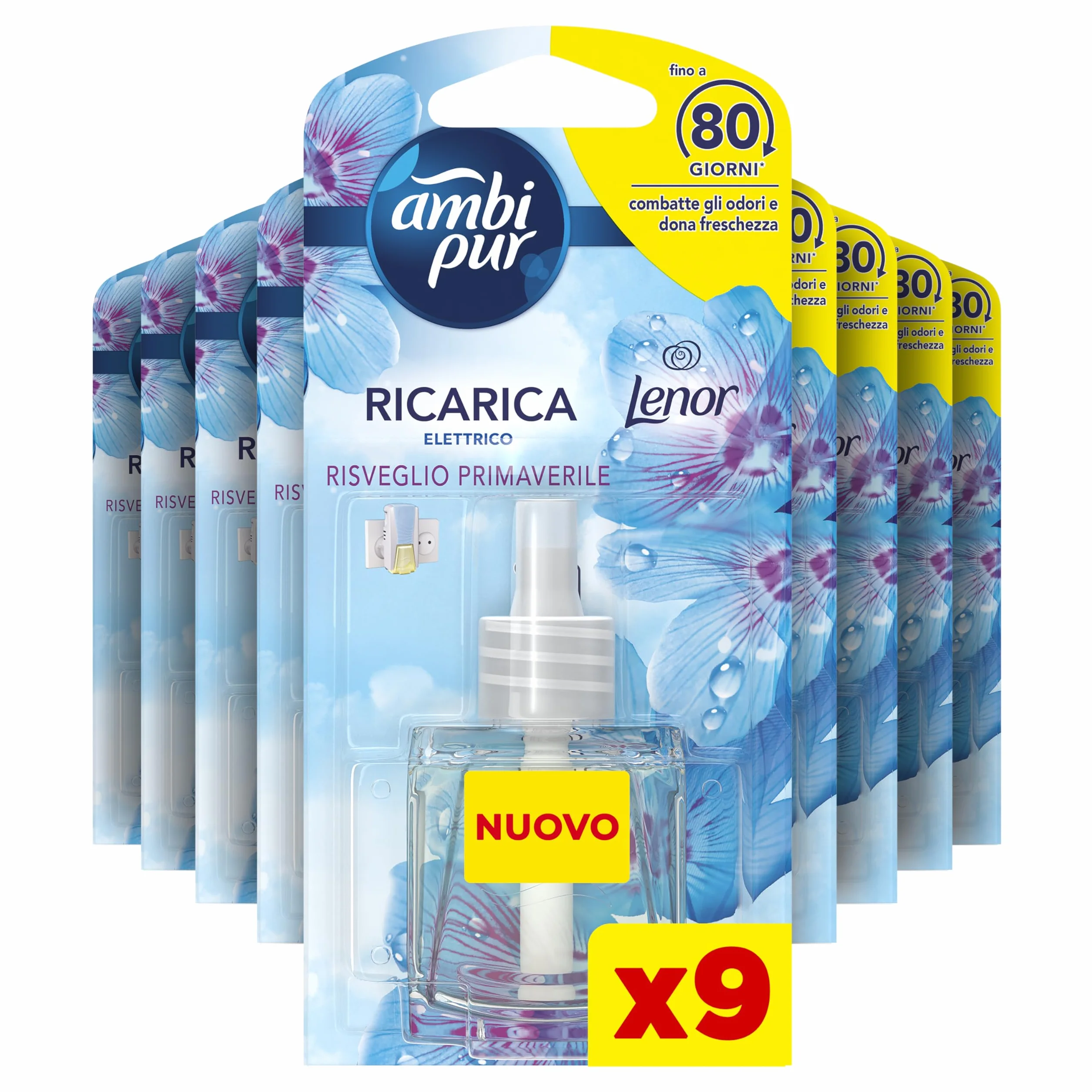 Ambi Pur 9 x 20 ml elektryczny dyfuzor powietrza wkład do wiosennego przebudzenia zapachów