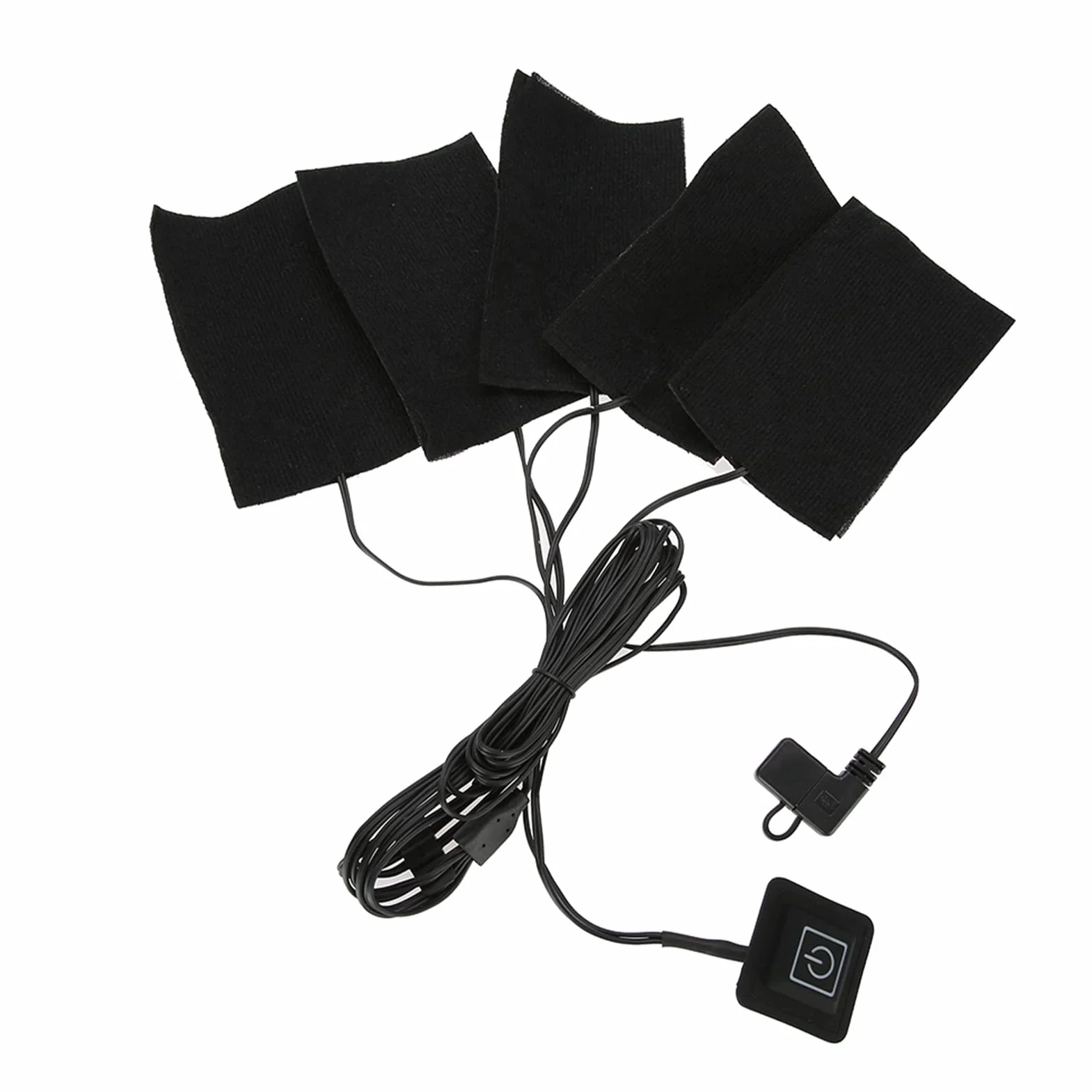 Elektryczna mata grzewcza na USB, 5 przenośnych, wodoszczelnych, składanych podkładek grzewczych, regulowana temperatura, element grzejny, narzędzie do podgrzewania
