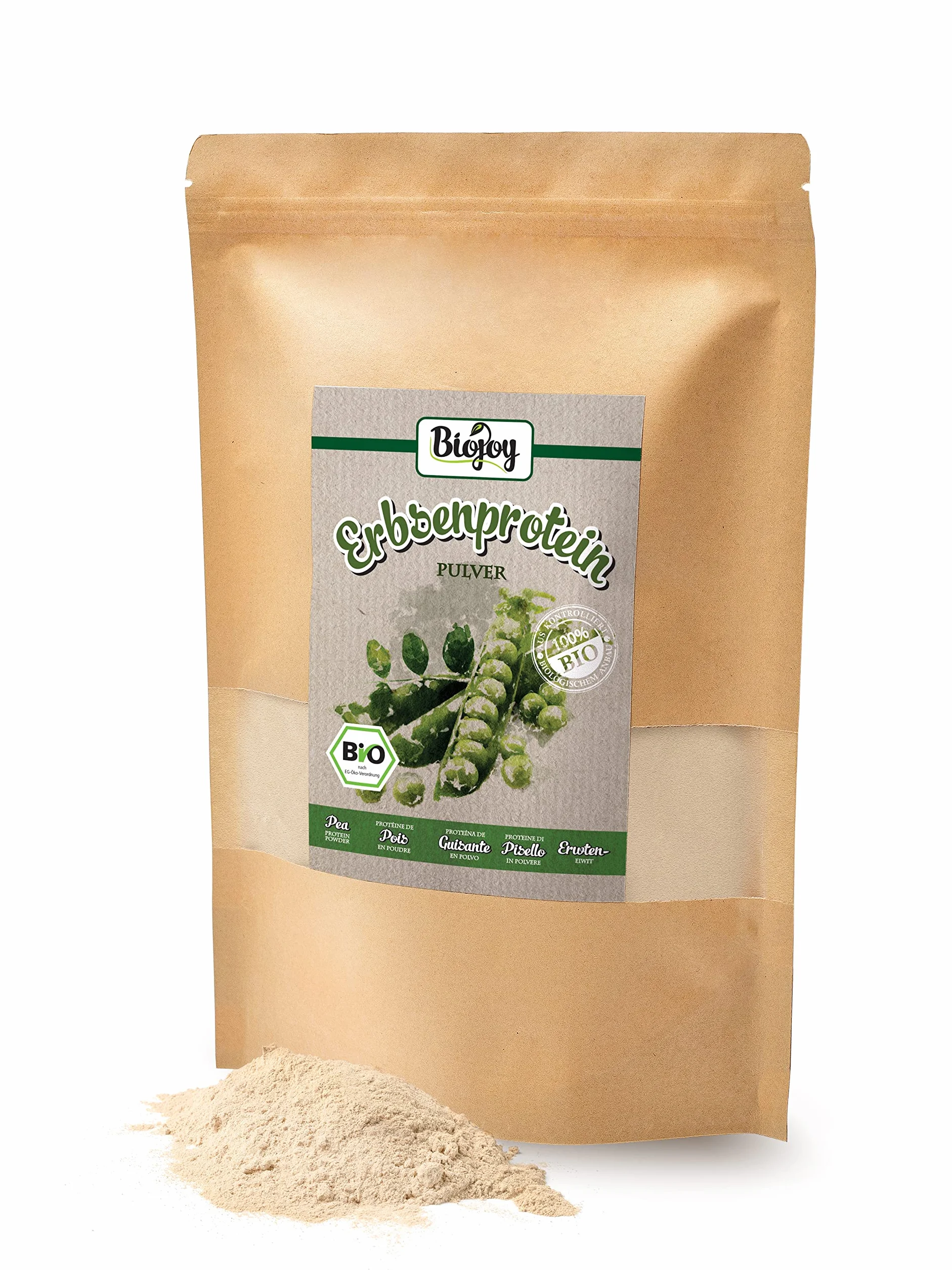 Biojoy BIO-białko groszku izolat, proszek białkowy (1 kg)