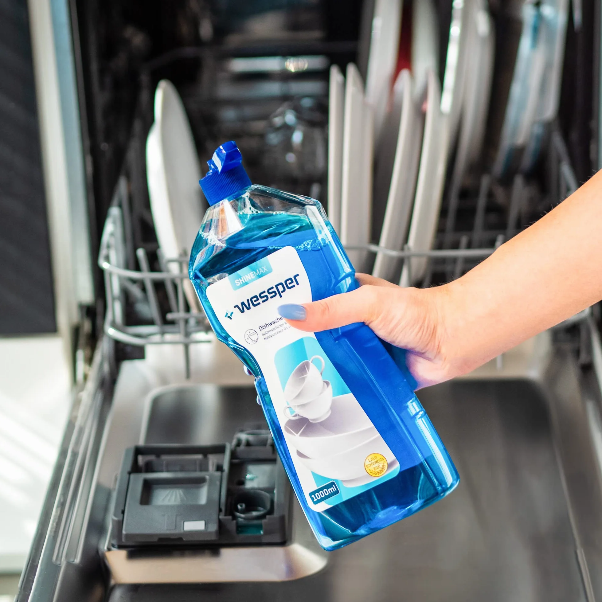 Wessper ShineMax płyn nabłyszczający do zmywarki 2x 1000 ml