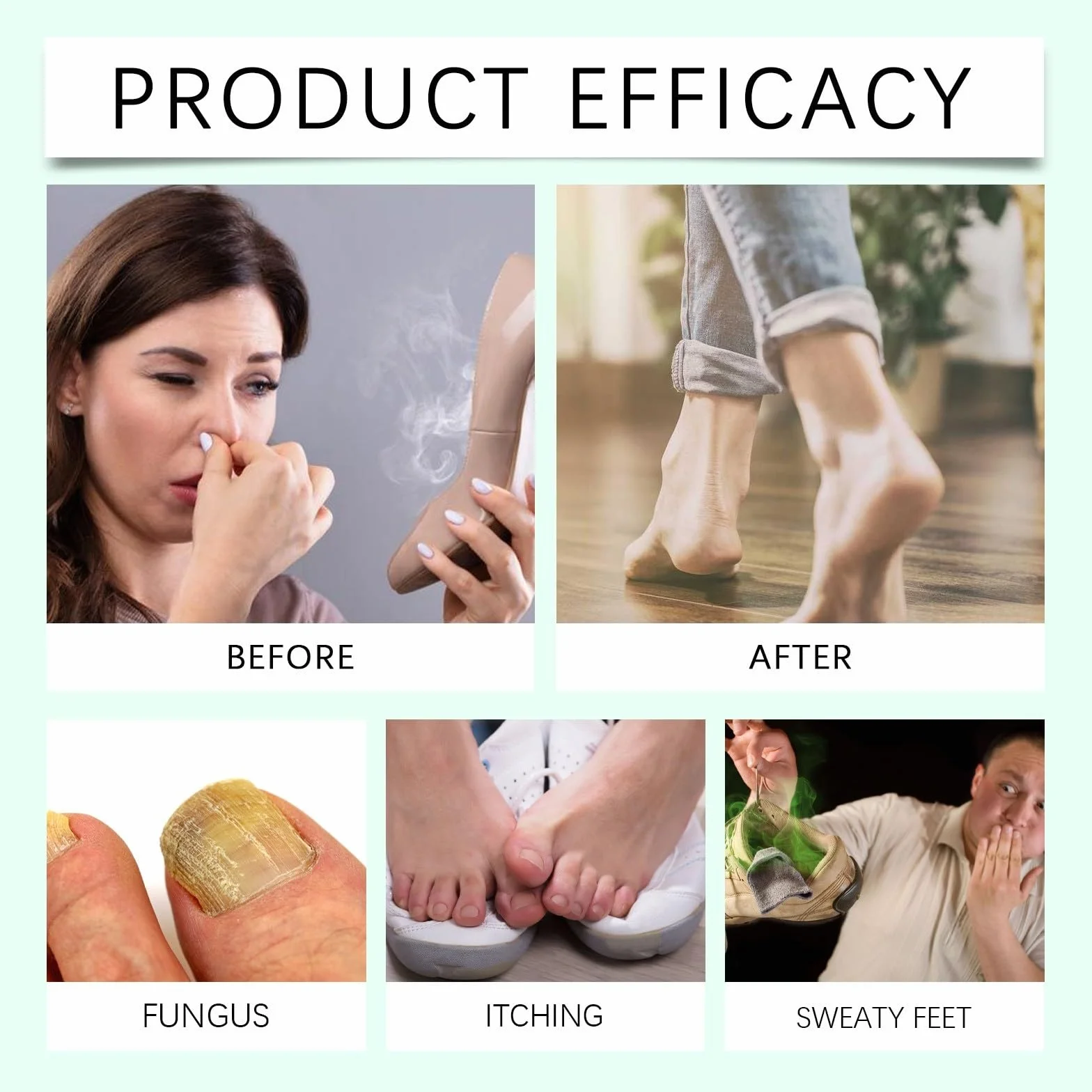 2 szt. Olejek do pielęgnacji stóp do herbaty, naturalny olejek z drzewa herbacianego i aloesowy spray do stóp, serum do pielęgnacji stóp i paznokci, szybkie suszenie i przyjazne dla podróży