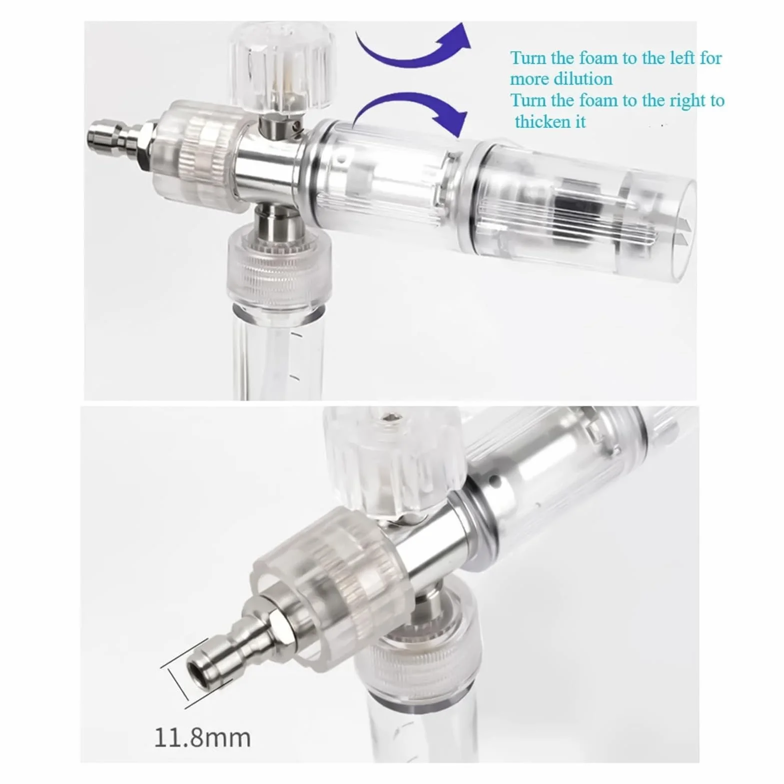 Foam Sprayer High Pressure ABS Copper Portable for Auto Washing 24x19.5x4cm
