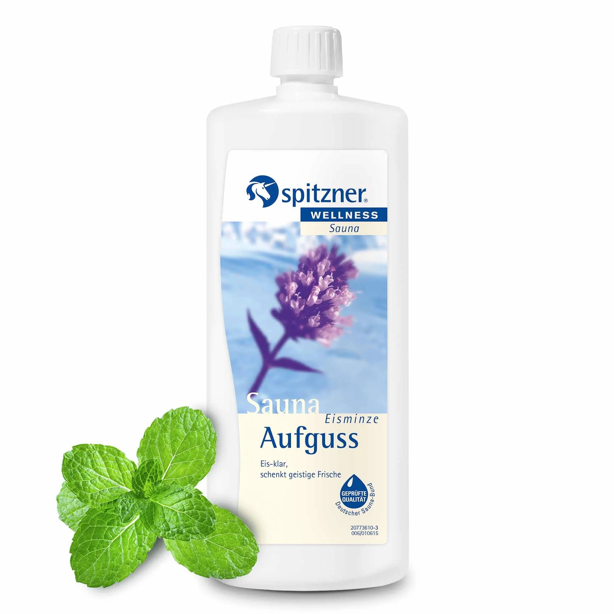Spitzner Napar do sauny z mięty lodowej, miętowo-chłodny, 1000 ml – naturalny koncentrat do sauny wellness