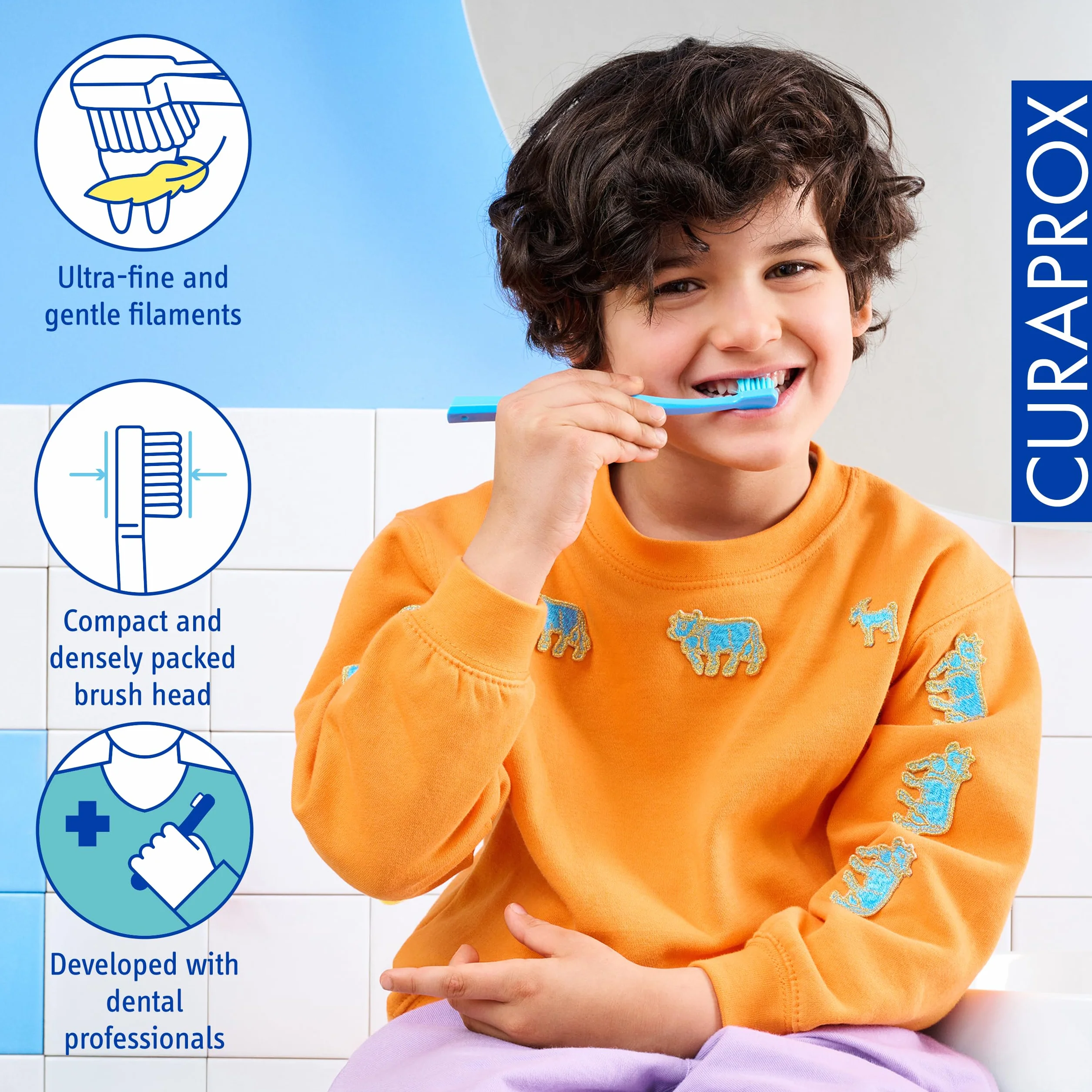 Curaprox Szczoteczka Do Zębów Dla Dzieci Blister Trzypakowy