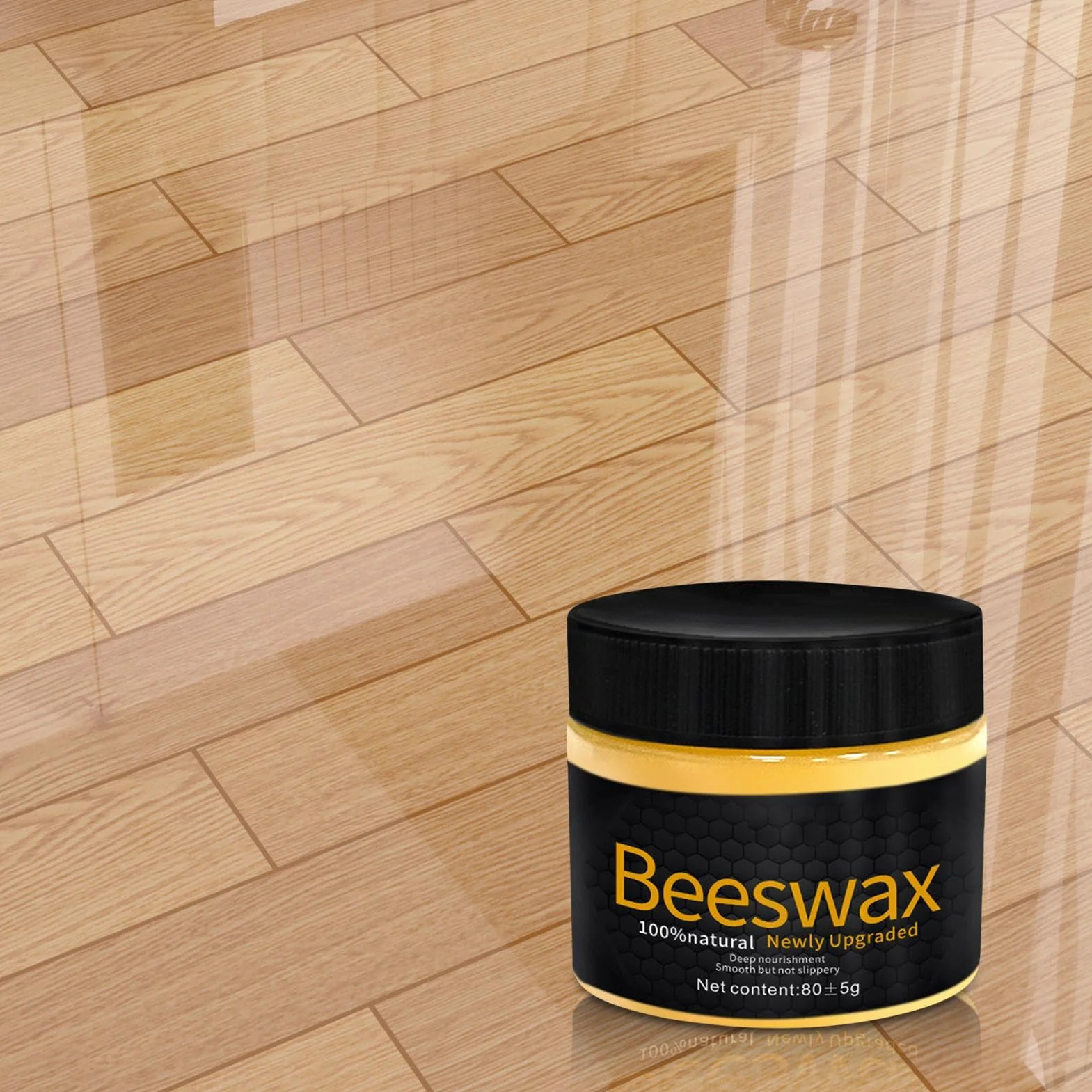 Wood Beeswax Repair Agent 3.15x1.97 Inches Eco Friendly Outdoor Paraffin Restores Protects Wood Floor Cream