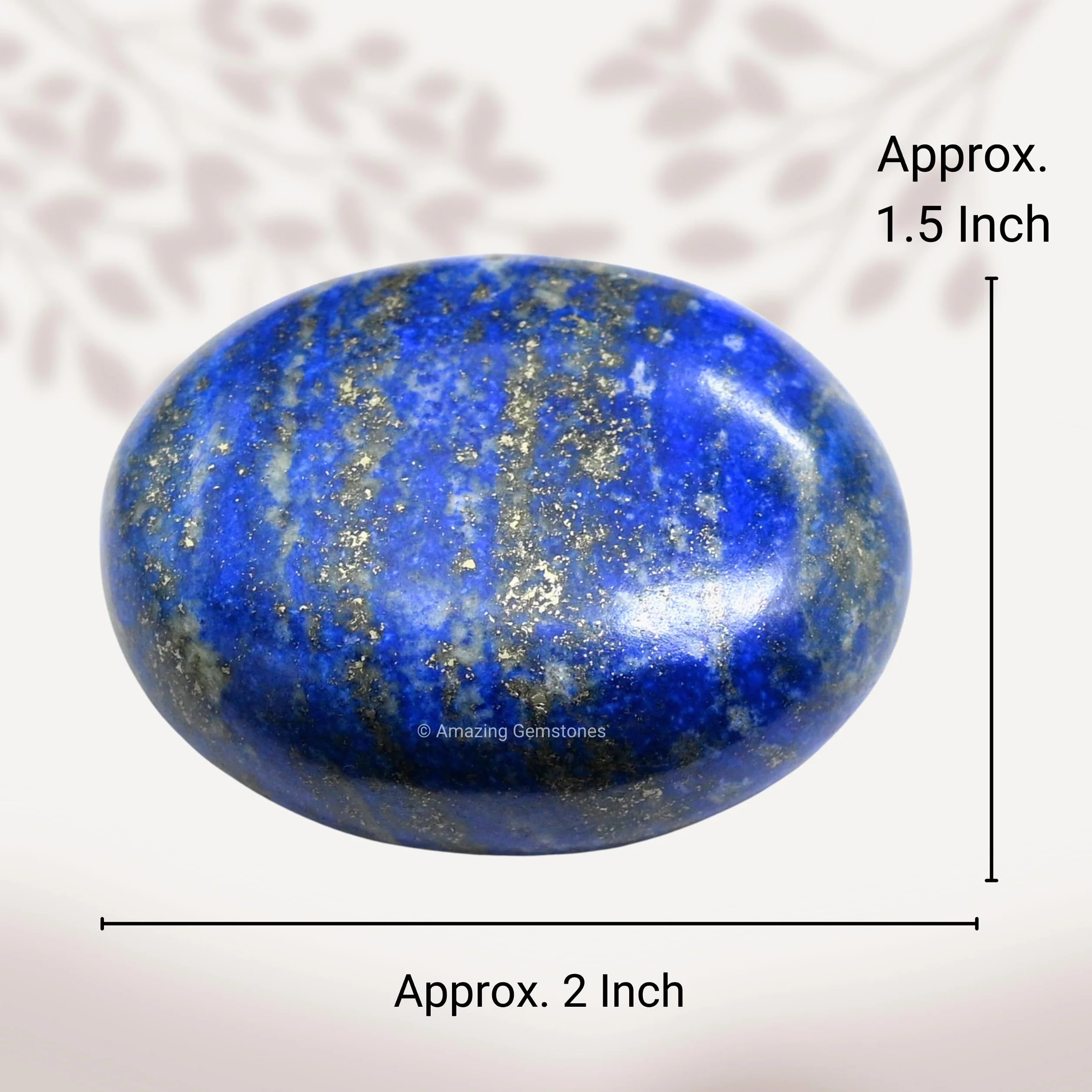 Lapis Lazuli Crystal Palm Stone Naturalny kamień leczniczy do równoważenia czakry duchowego powodzenia