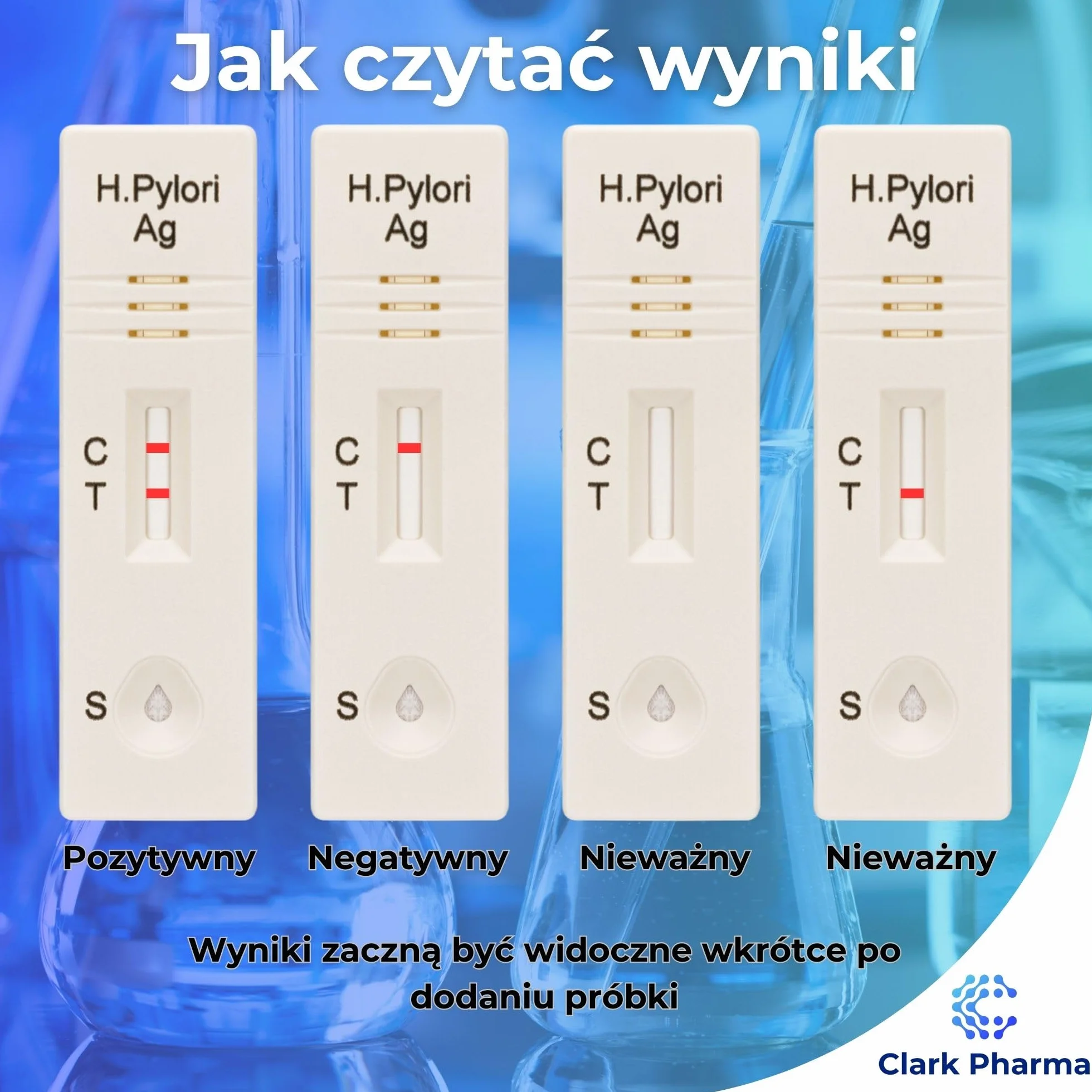 Testy na Wrzody Żołądka H. Pylori | Test Stolca na Zakażenie Helicobacter Pylori