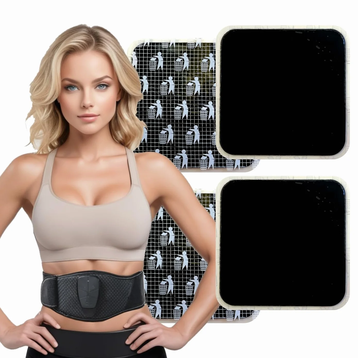 4 x żelowe wkładki w 100% kompatybilne z paskami na brzuch Compex Corebelt. Zaoszczędź 30% na zamówieniu.