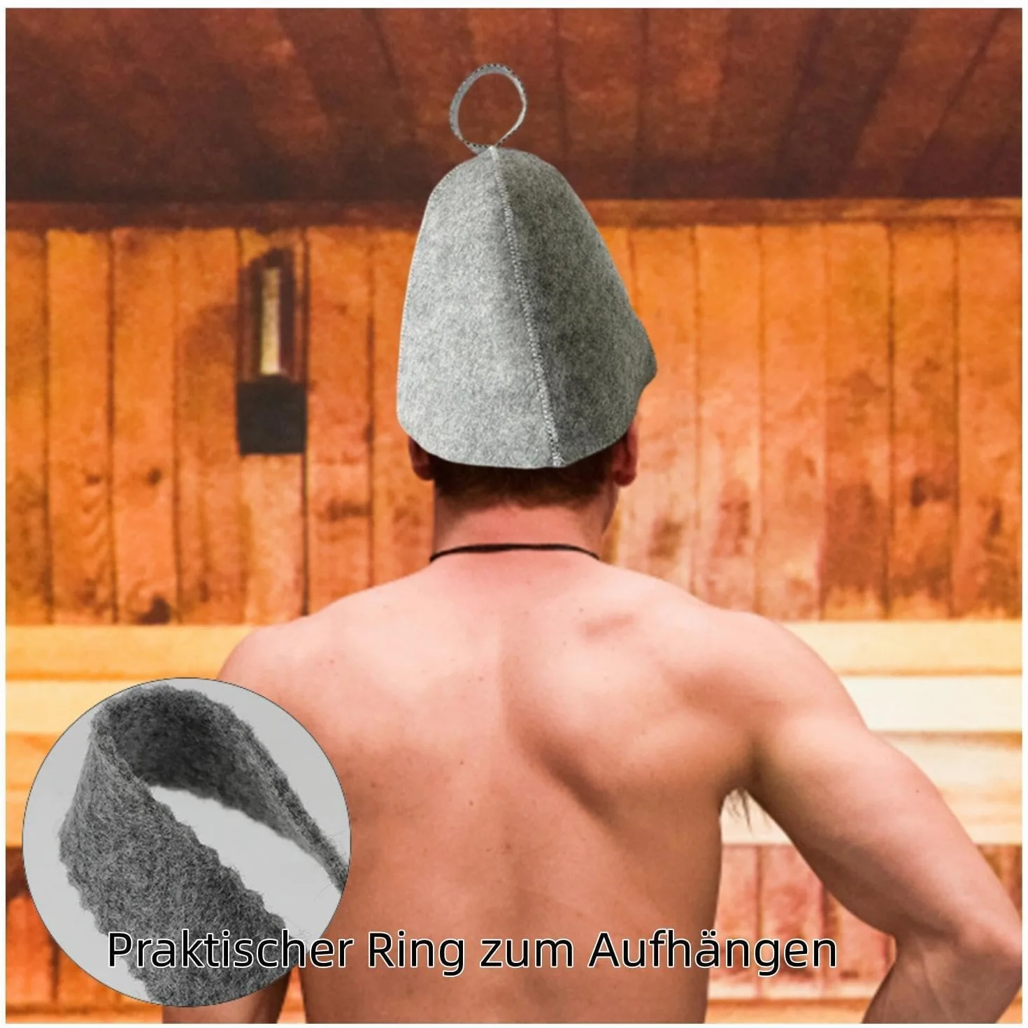 Filcowy kapelusz do sauny, 3 sztuki, filcowy kapelusz do sauny, filcowy kapelusz do sauny, czapka filcowa, czapka do sauny, akcesoria do sauny, nakrycie głowy dla kobiet i mężczyzn, ochrona głowy