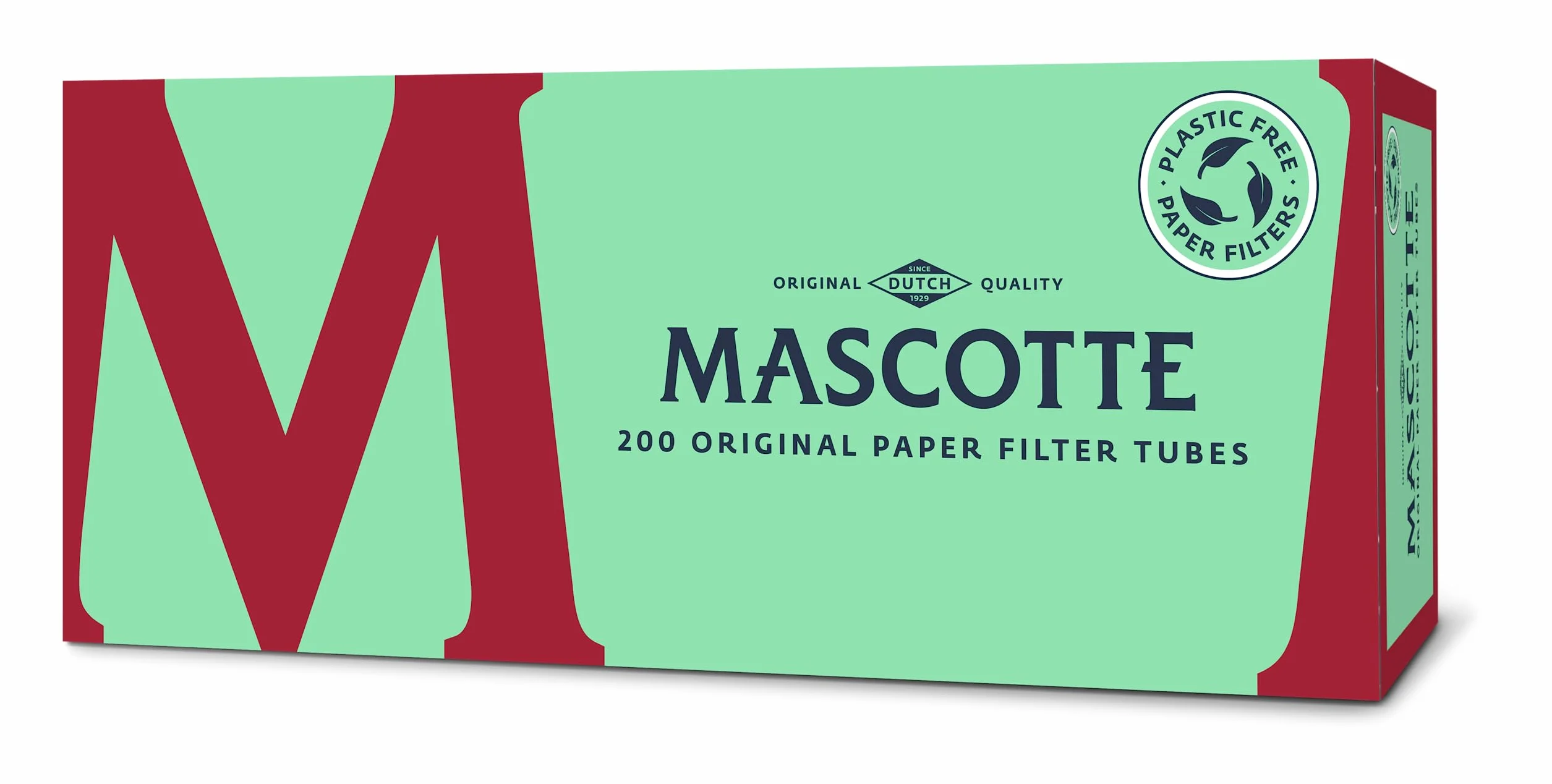 Mascotte Oryginalne tubki do papierowych filtrów 8 mm, 1000 sztuk, perforowane tulejki filtracyjne