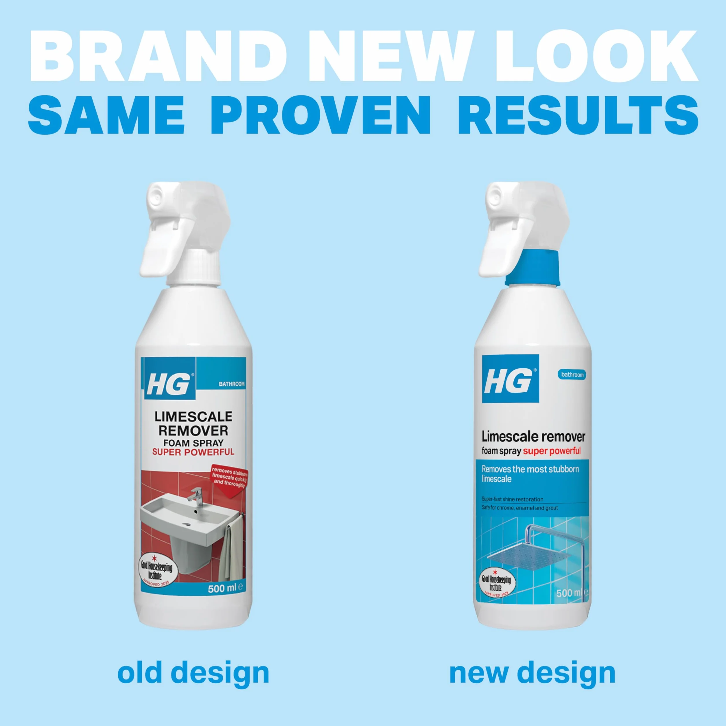 HG Hagesan Away Foam Spray 3X Silger 500 ml środek do czyszczenia kamienia łazienkowego
