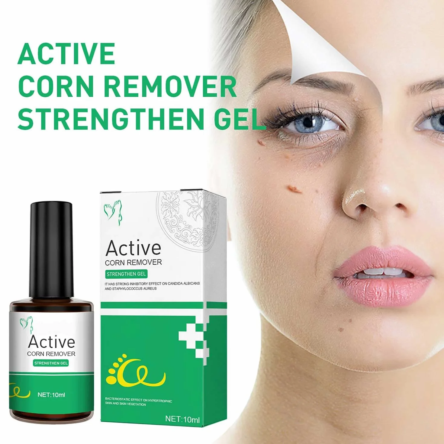 Corn Remover Gel Extra Strength for Feet Toes Hands Care, Wart Remover Liquid (1pcs)