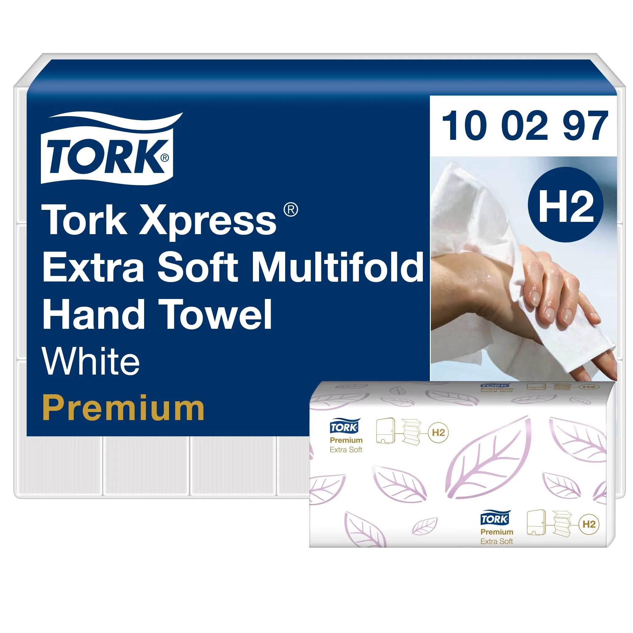 Tork Xpress ekstramiękki ręcznik Multifold 4-panelowy biały H2 21 x 100 listków