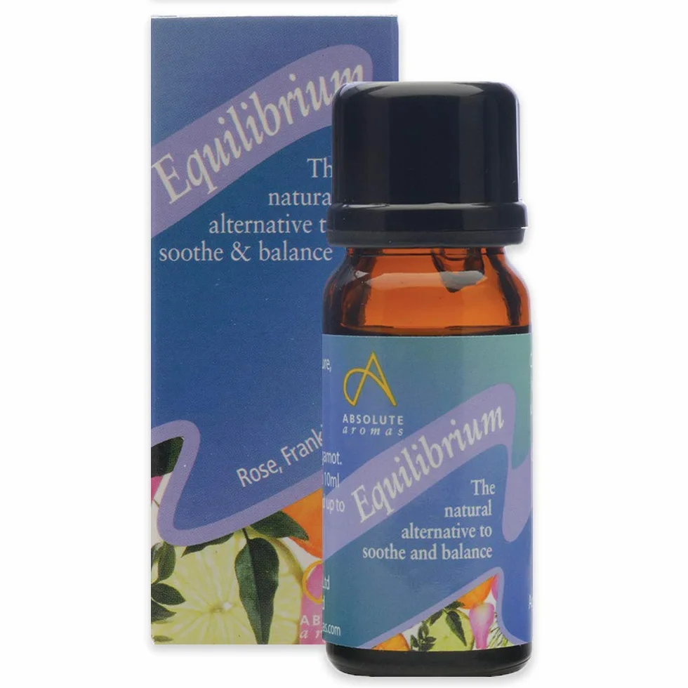 Absolute Aromas Equilibrium Mieszanka Olejków Eterycznych 10 ml Kadzidło Wetiweria Róża