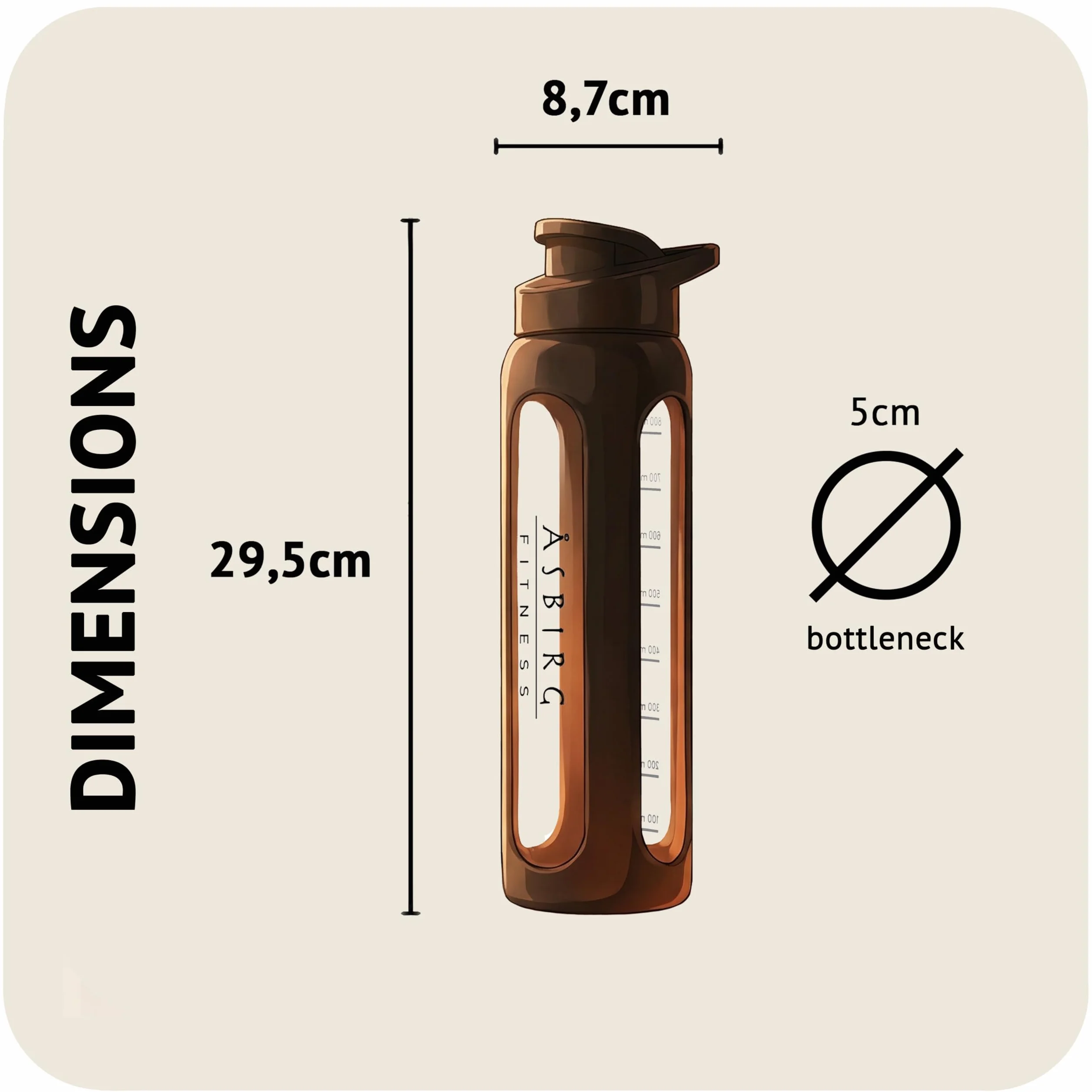 Szklana butelka proteinowa, 1000 ml, szczelna i wolna od BPA, ze szkła borokrzemowego, z kulką mieszającą, do gładkich koktajli proteinowych, smoothie, zamienników posiłków i fitnessu, czarna