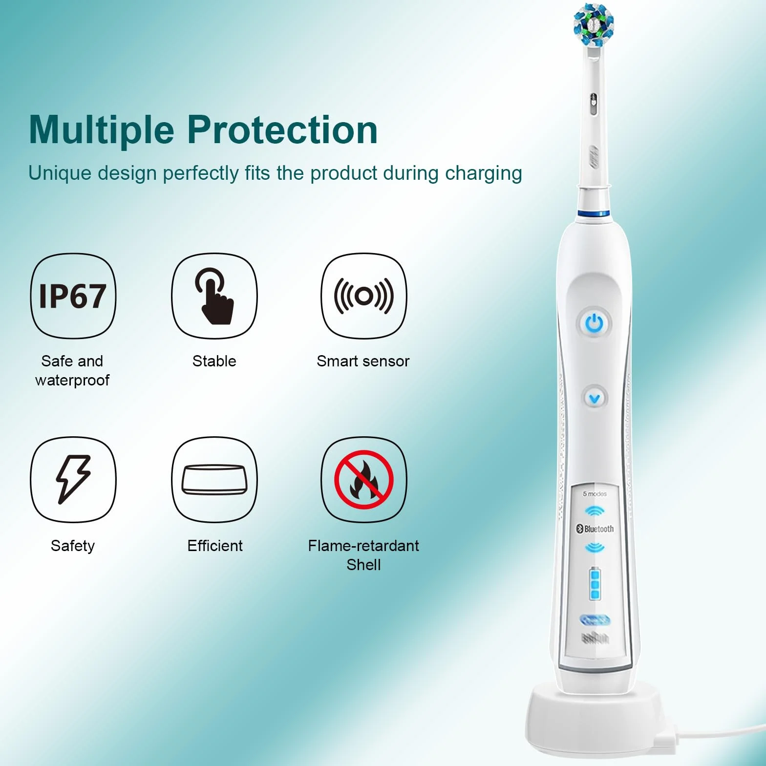 Ładunki do Oral-B Pro Series 3 Plus, Vitality, Pro 3500, iO3, iO4, iO5, iO6 Szczotki Do Zębów