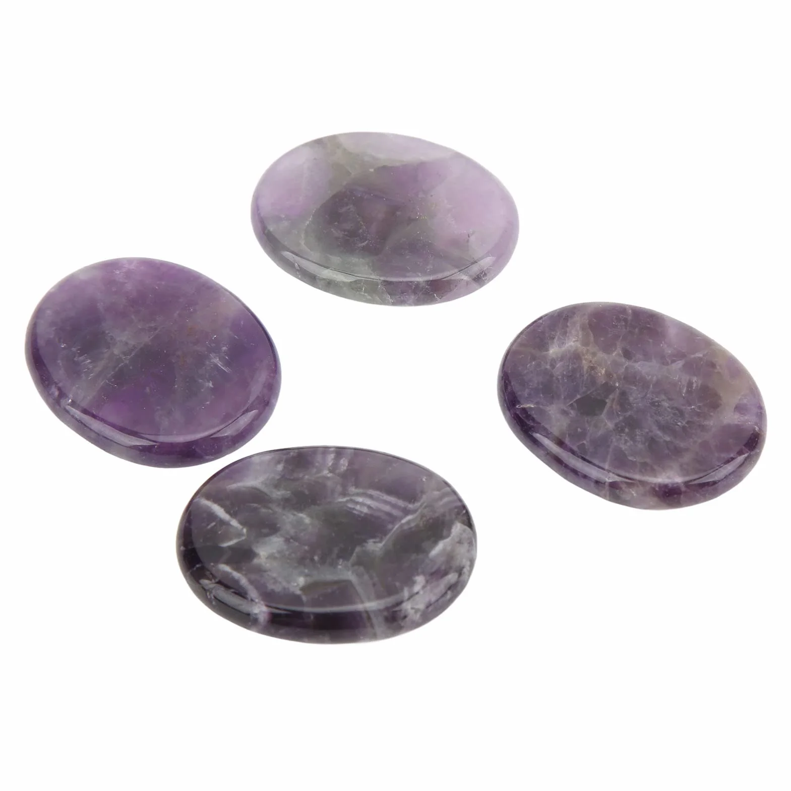 4 sztuki Symbole Reiki Kamień Naturalne kryształy uzdrawiające Reiki Grawerowane symbole Reiki Kamienie Medycyna alternatywna Kryształy lecznicze (ametyst)