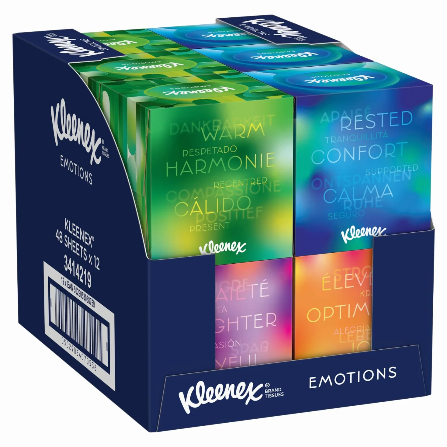 Kleenex Mindfulness Collection Chusteczki Biały 12 x 48 szt.