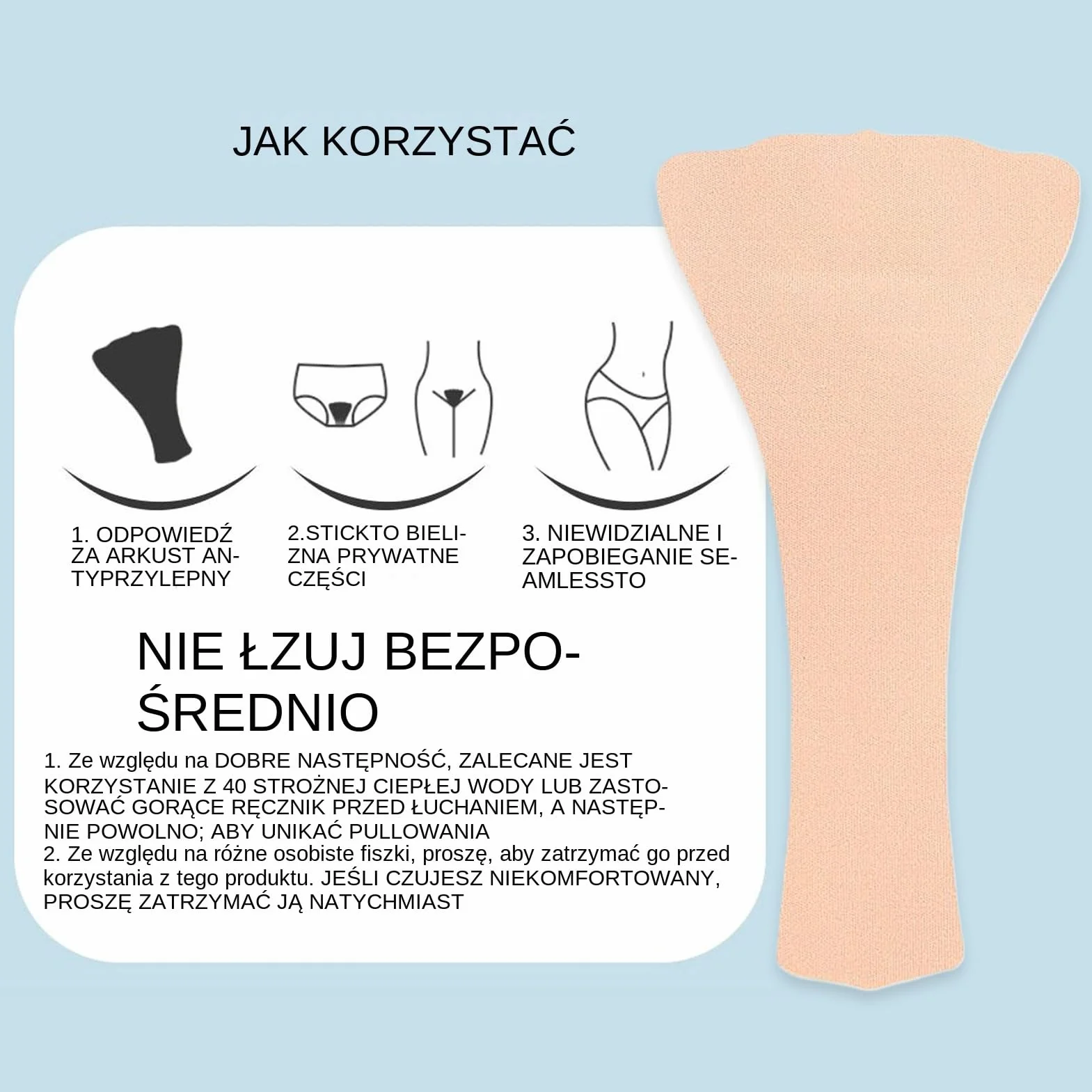 Wodoodporna prywatna naszywka, ochrona przed wyciekami w basenie, elastyczna miękka bariera, wkładki higieniczne dla kobiet, komfort codziennego użytkowania, podstawowe wyposażenie basenu, bezpieczeńs