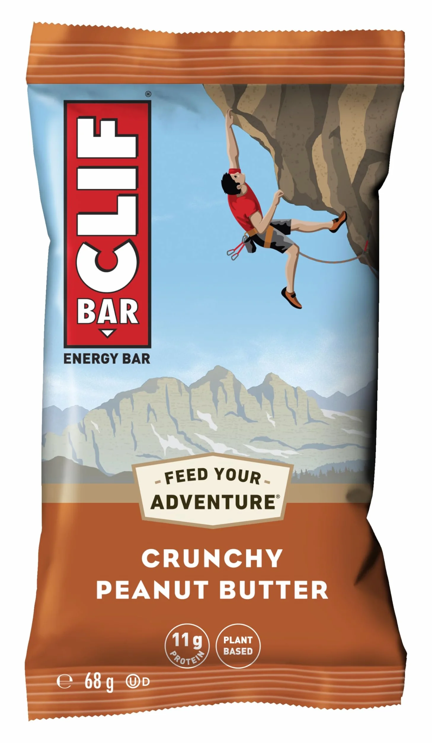 Clif Bar Crunchy Peanut Butter Energy Bars, 12 barów/pudełko Clif Bar