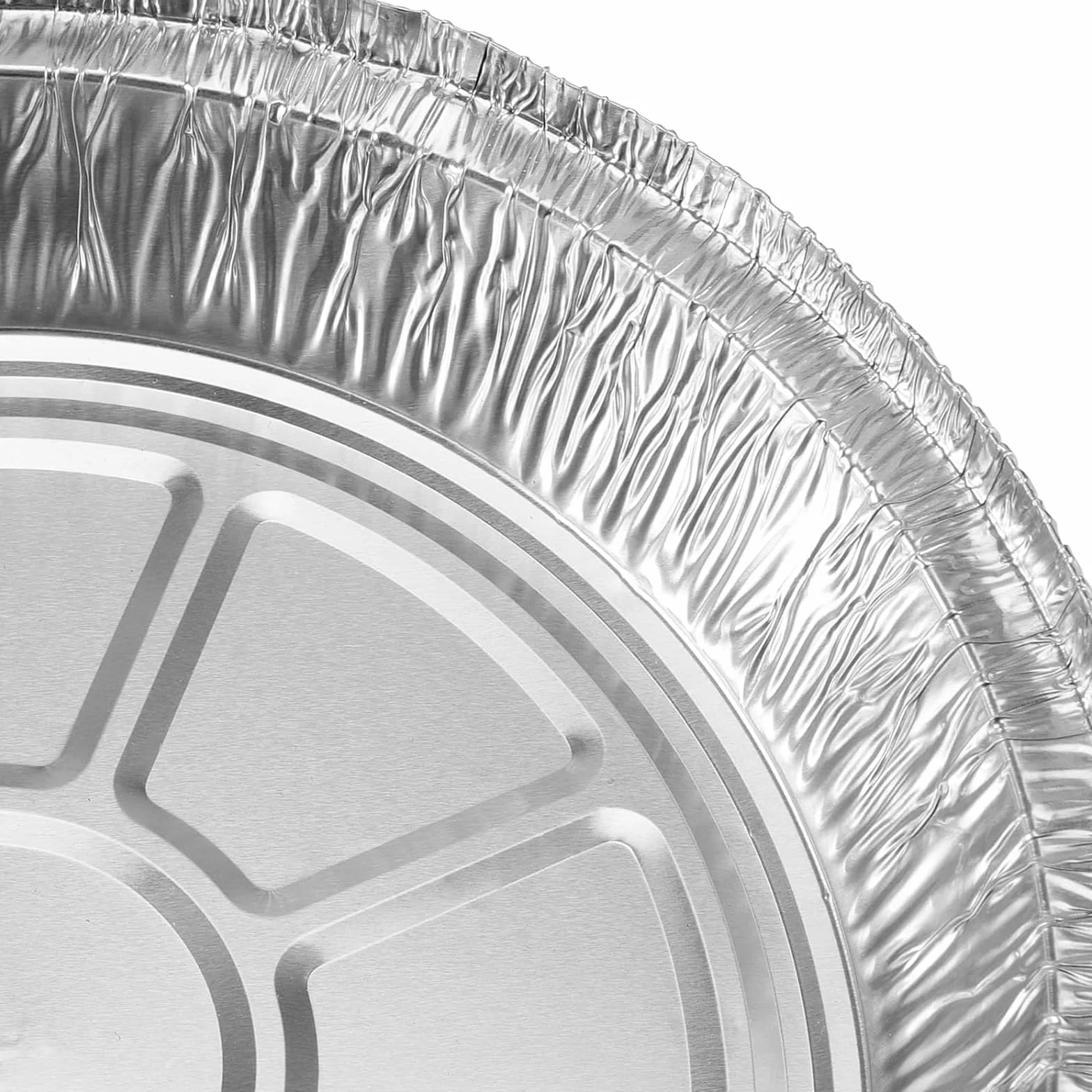 Aluminiowe miski okrągłe 7 cali 50 sztuk jednorazowe do gotowania