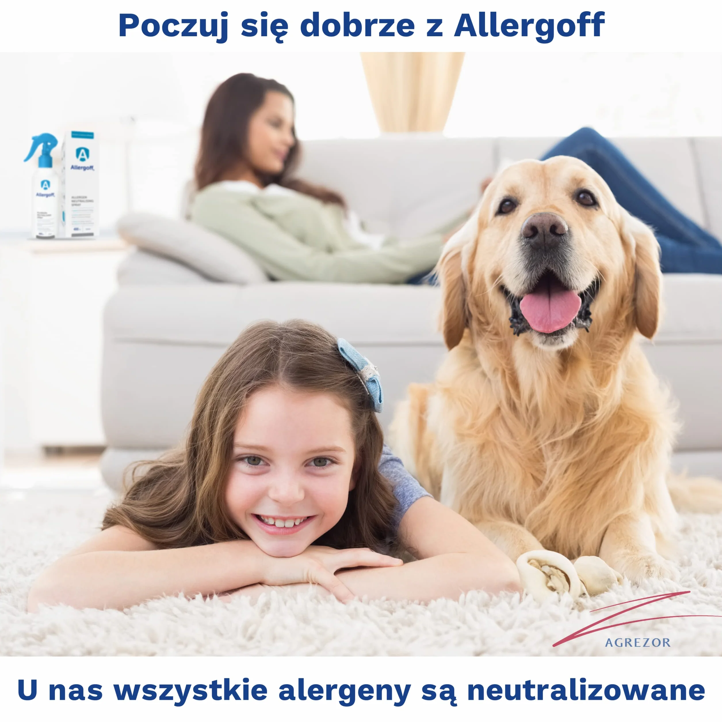 Allergoff spray na roztocza do materacy i tekstyliów - kontrola alergenów