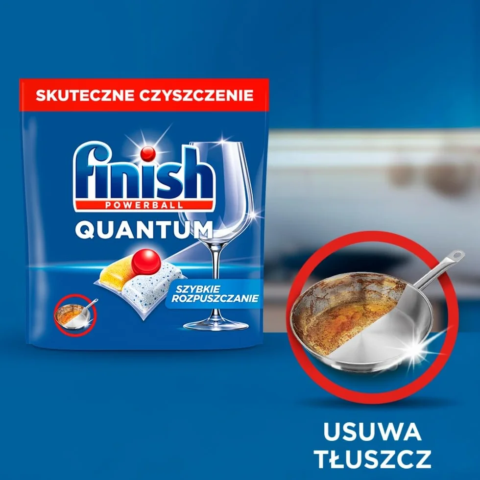 Kapsułki do zmywarki FINISH Quantum All in 1 Lemon 150szt