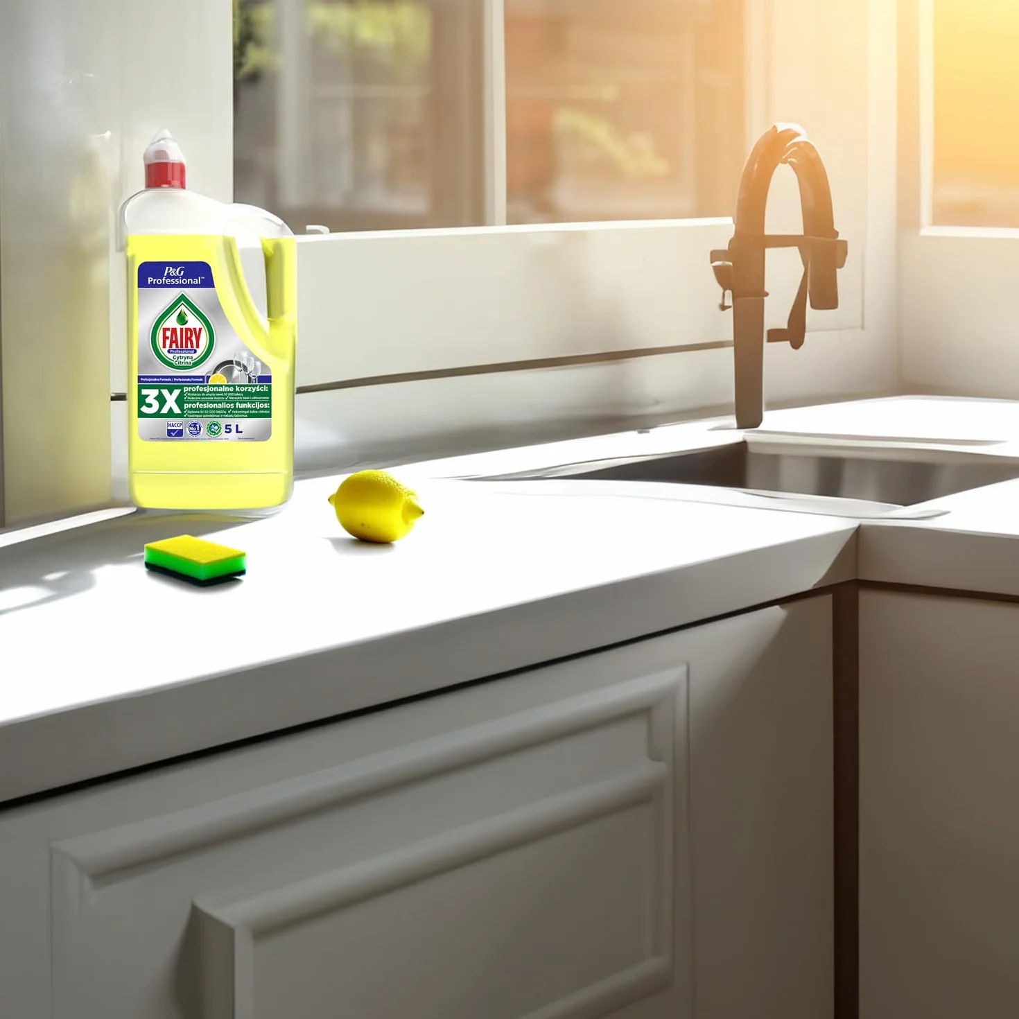 FAIRY P&G Professional LEMON LÍQUIDO LAVAJILLAS 5L