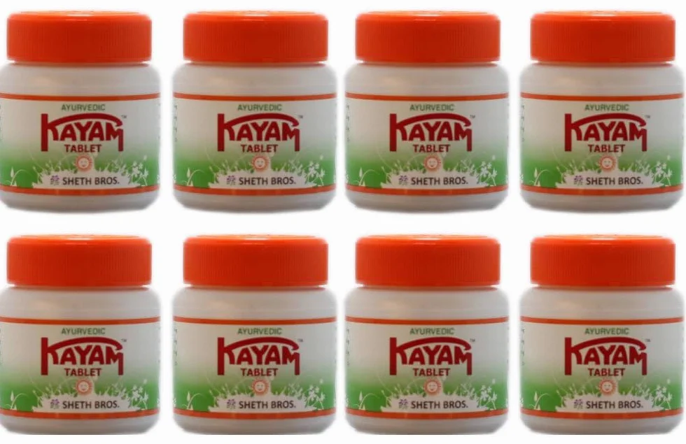 Ayurvedic Kayam Tablet 30 tabletów Pakiet 8