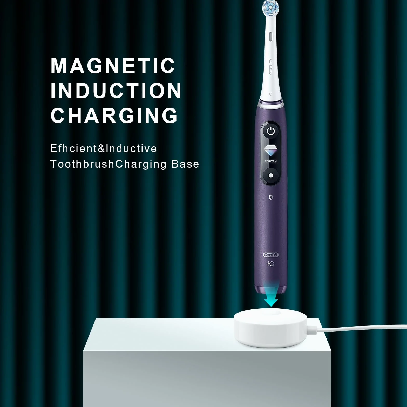 Elektryczna ładowarka do zębów może być używana do Oral B iO7, serii iO8, iO9, interfejs USB ładowarka podróżna
