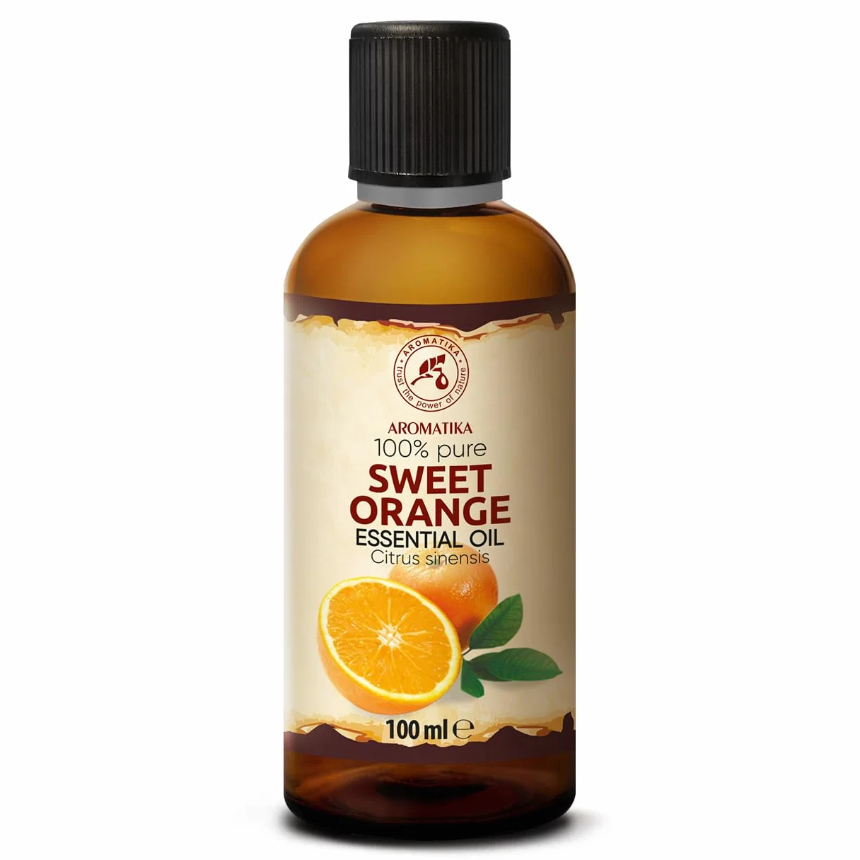 Olejek Eteryczny Ze Słodkiej Pomarańczy 100 ml - Citrus Sinensis - Olejek Pomarańczowy do Dyfuzora - Zapach Cytrusów - Aromaterapia - Świece Zapachowe - Mydła - Odświeżanie Powietrza