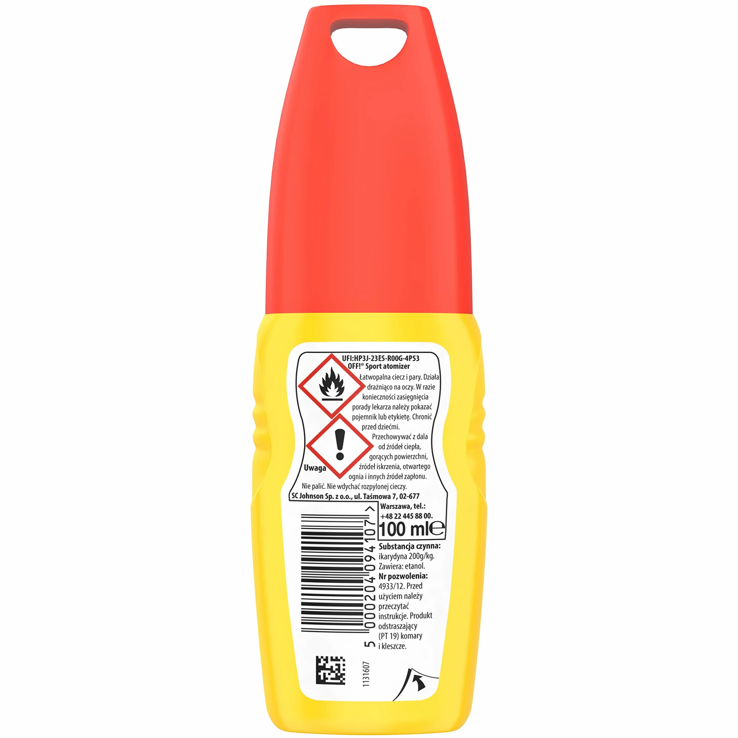 OFF! Sport atomizer Spray na Komary i Kleszcze, 100 ml