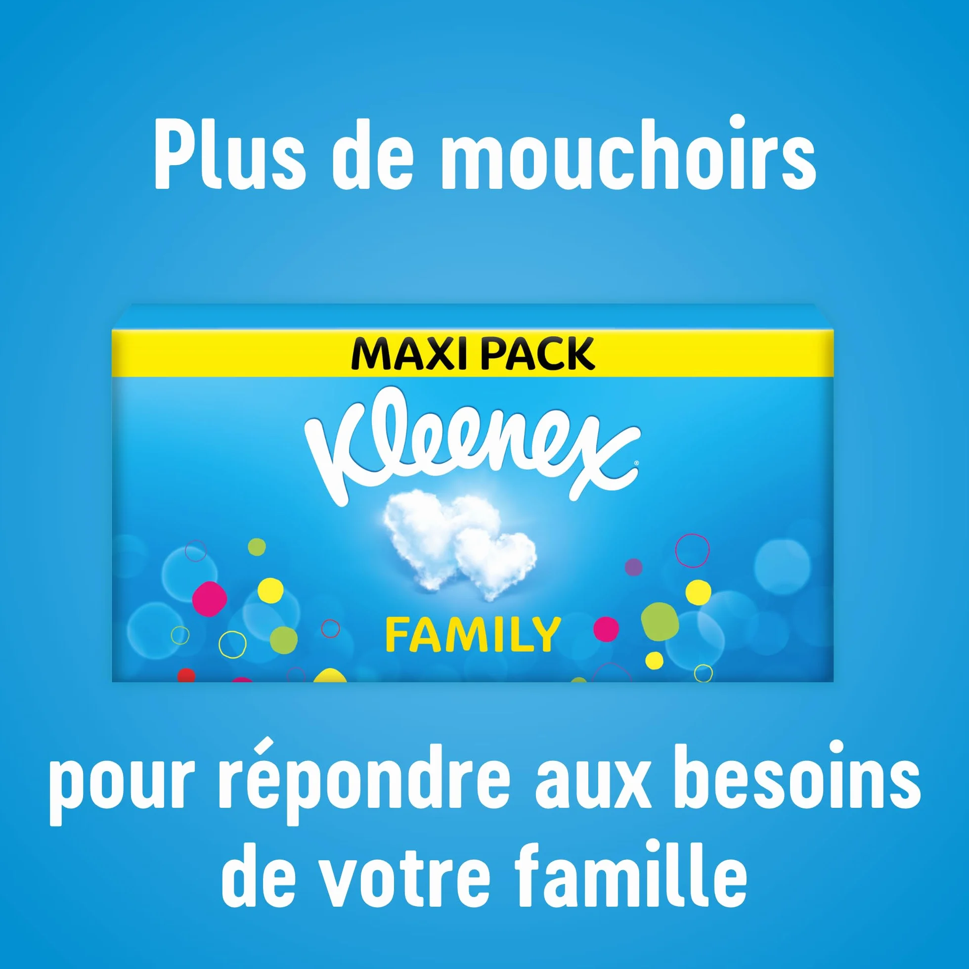 KLEENEX Rodzinne chusteczki maxi-pack 15 pudełek 128 chusteczek