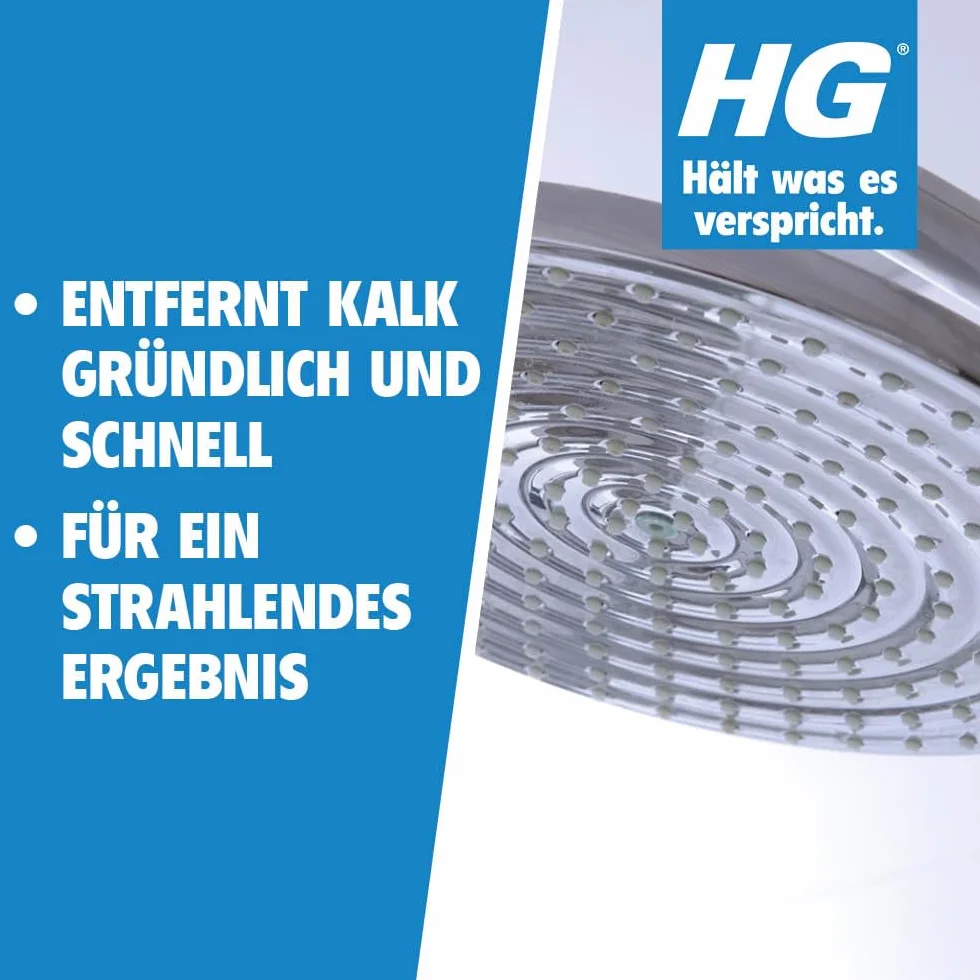 HG Wapiany w sprayu (1 x 500 ml) – to pianka zapobiegająca osadzaniu się kamienia, do łatwego i skutecznego usuwania kamienia wapiennego