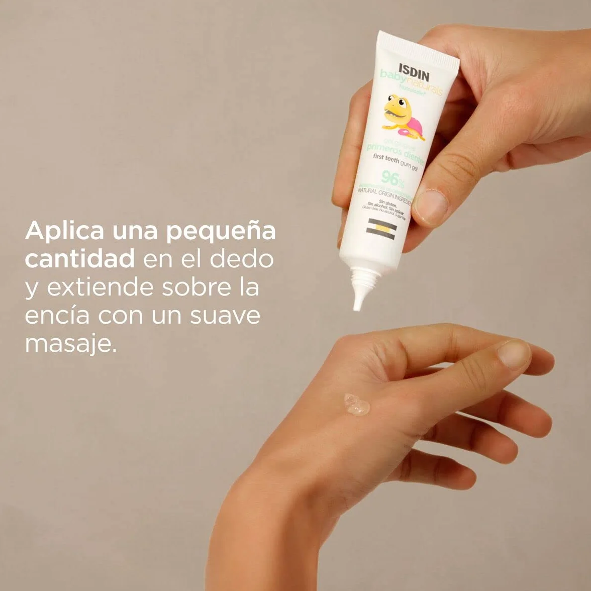 NutraISDIN Baby Naturals Gingival Pierwsze Zęby Dziecko, zawierające 96% składników pochodzenia naturalnego, 30 ml