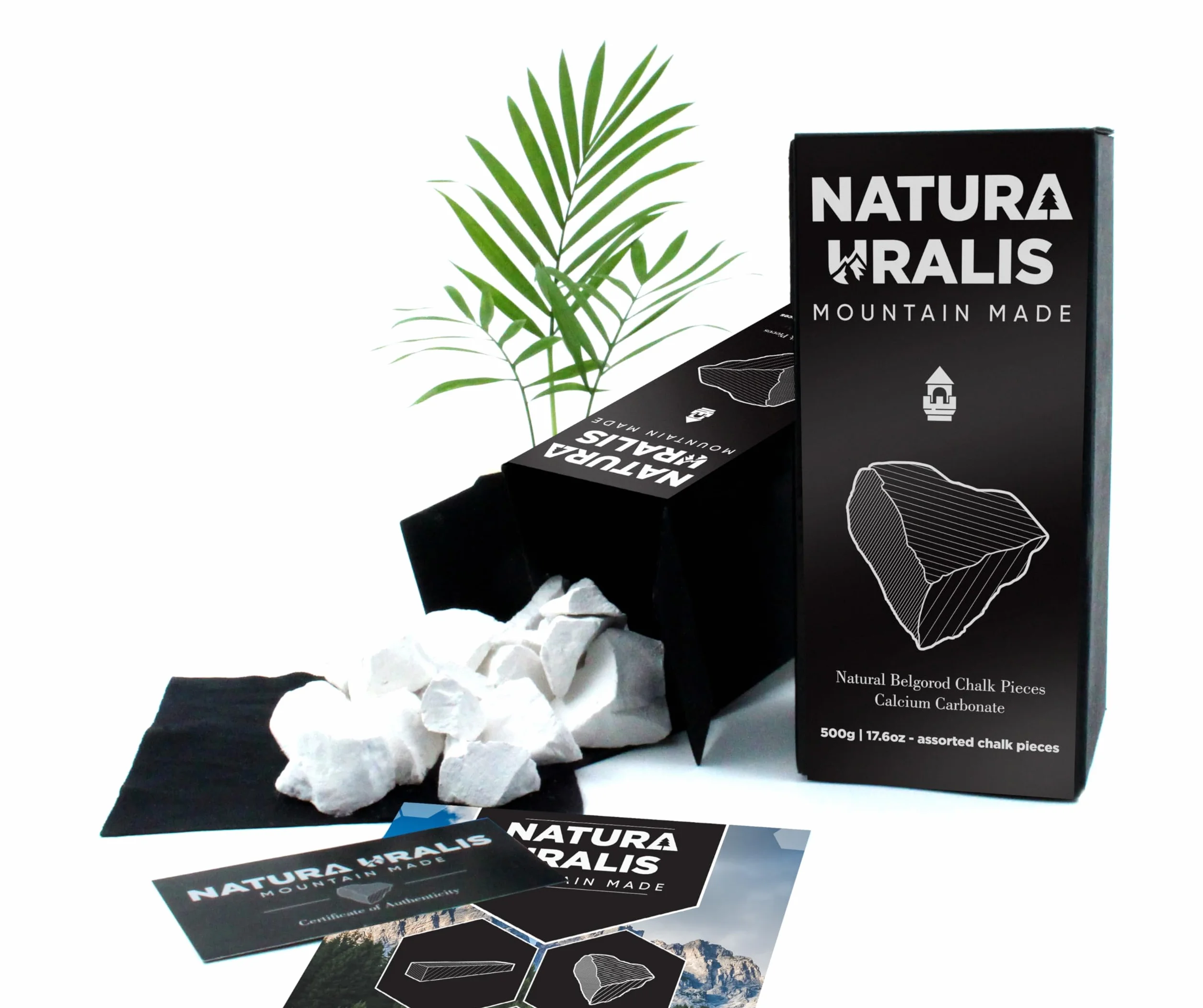 Natura Uralis Premium Belgorod Kawałki Tynkowe 500g Białych Kawałków Wapiennych