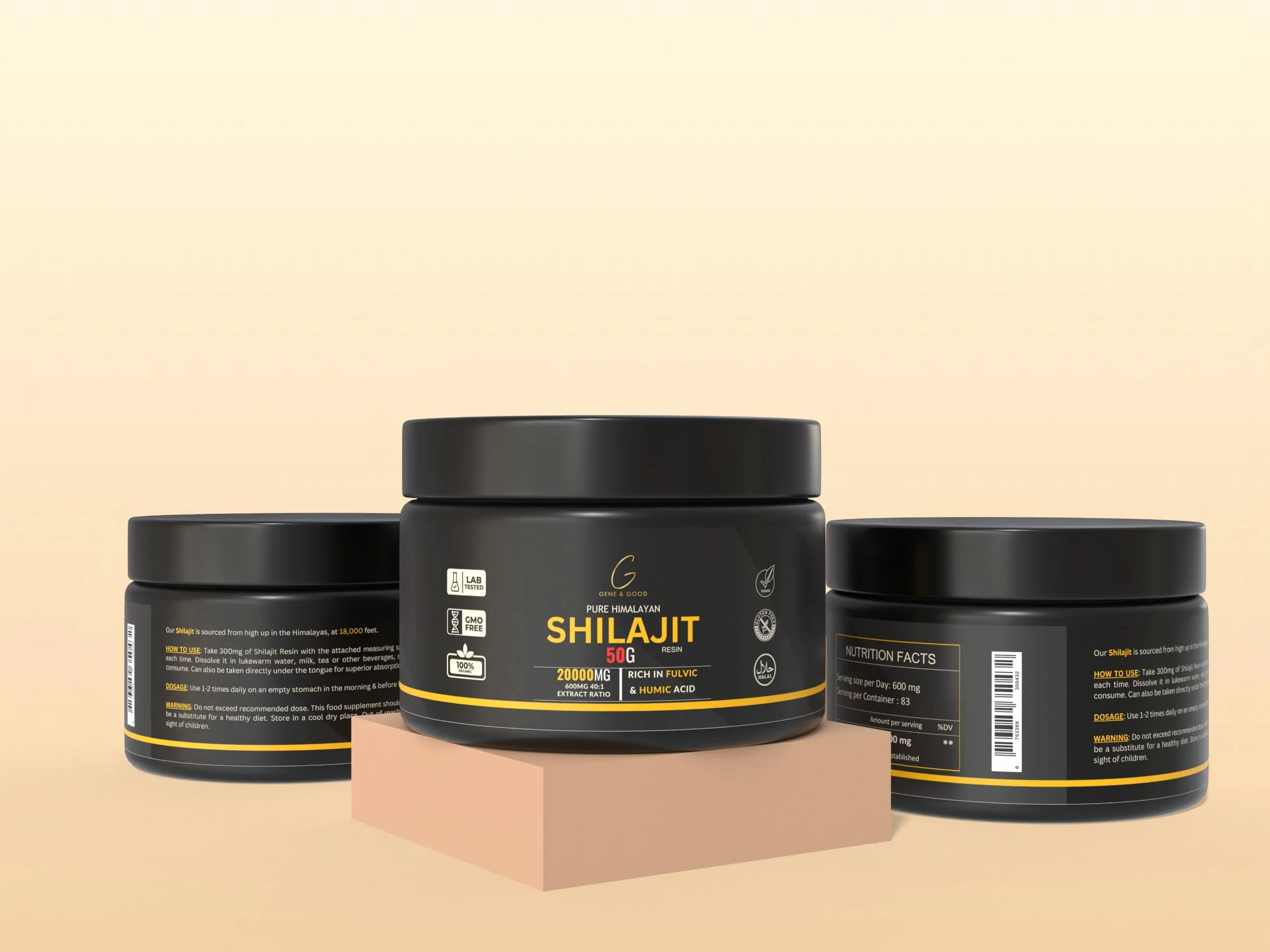Żywica Gene & Good Shilajit 600 mg