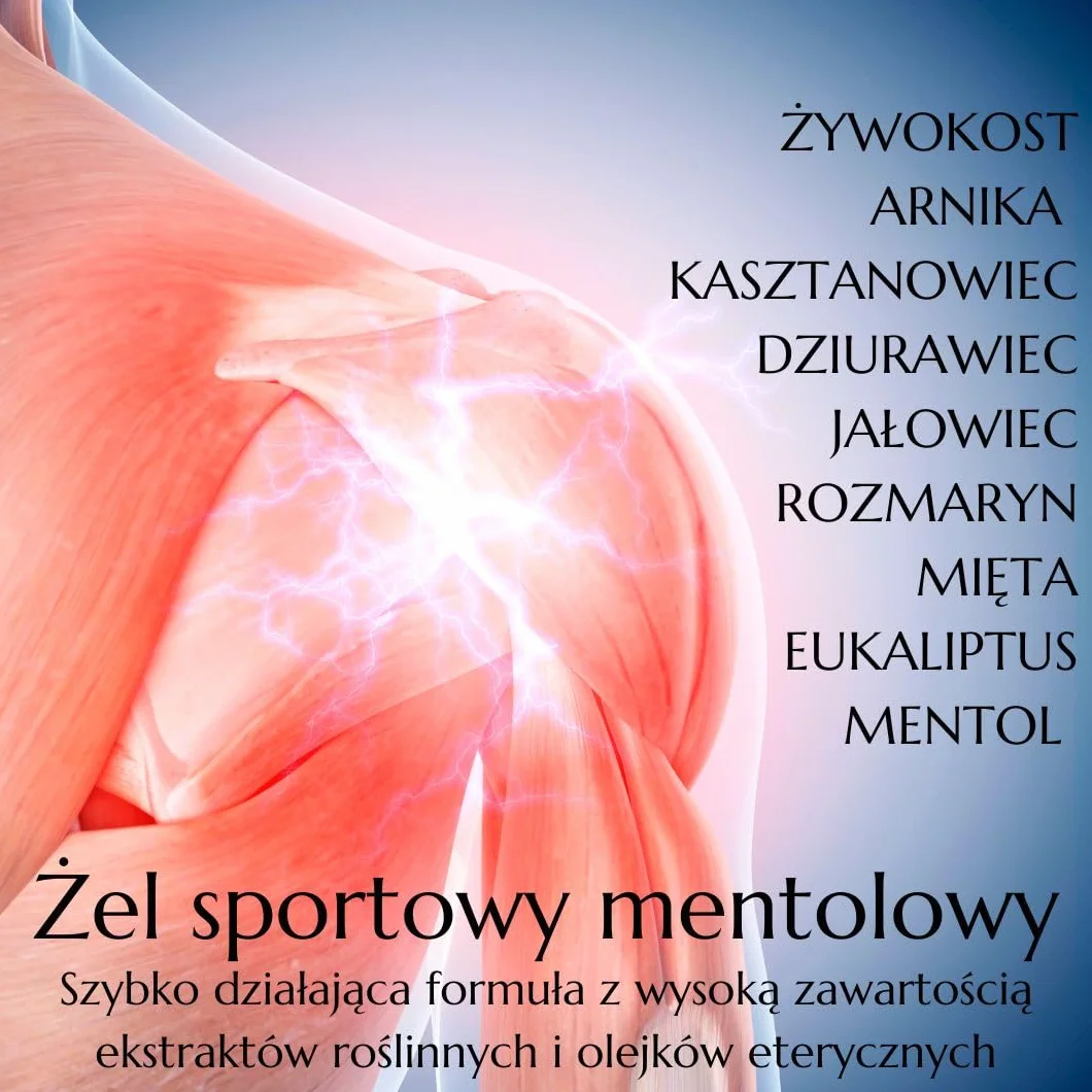 Green idea - Żel Artroregen | Maść na stawy |przyspiesza regenerację po treningu | Bóle stawów i mięśni | żywokost, arnika, kasztanowiec, rozmaryn, eukaliptus, mentol | żel do masażu 250 ml