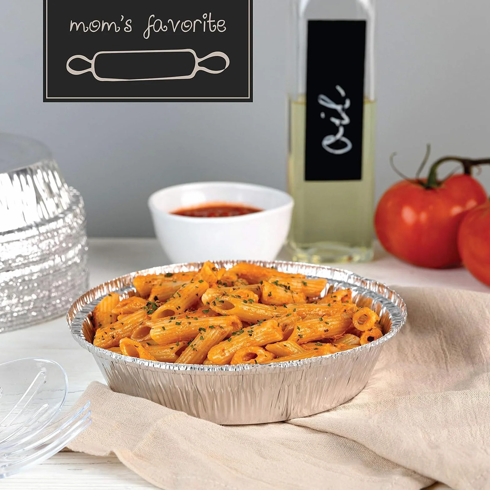 Aluminiowe miski okrągłe 7 cali 50 sztuk jednorazowe do gotowania