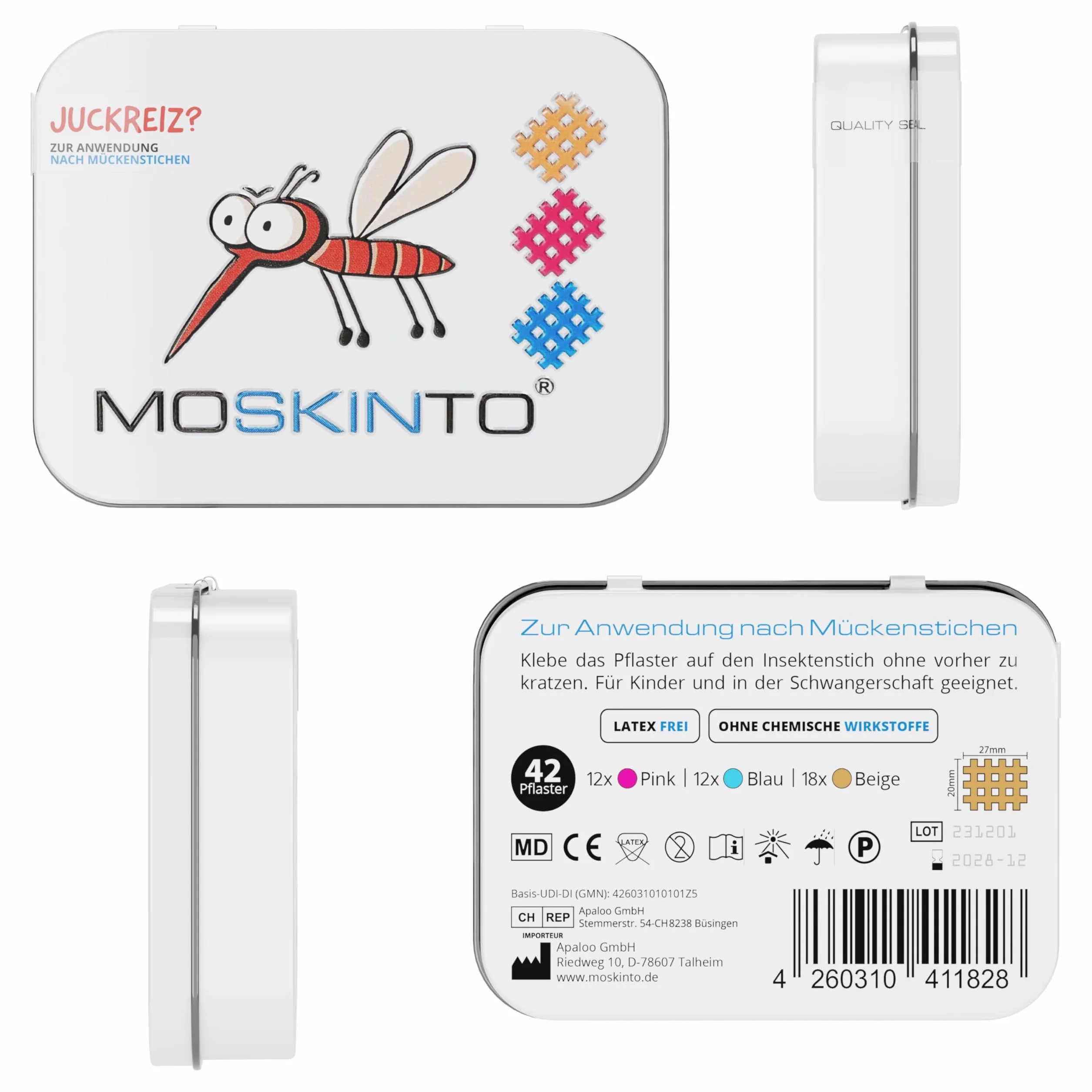 Moskinto Plastry na Komary, 42 Sztuki