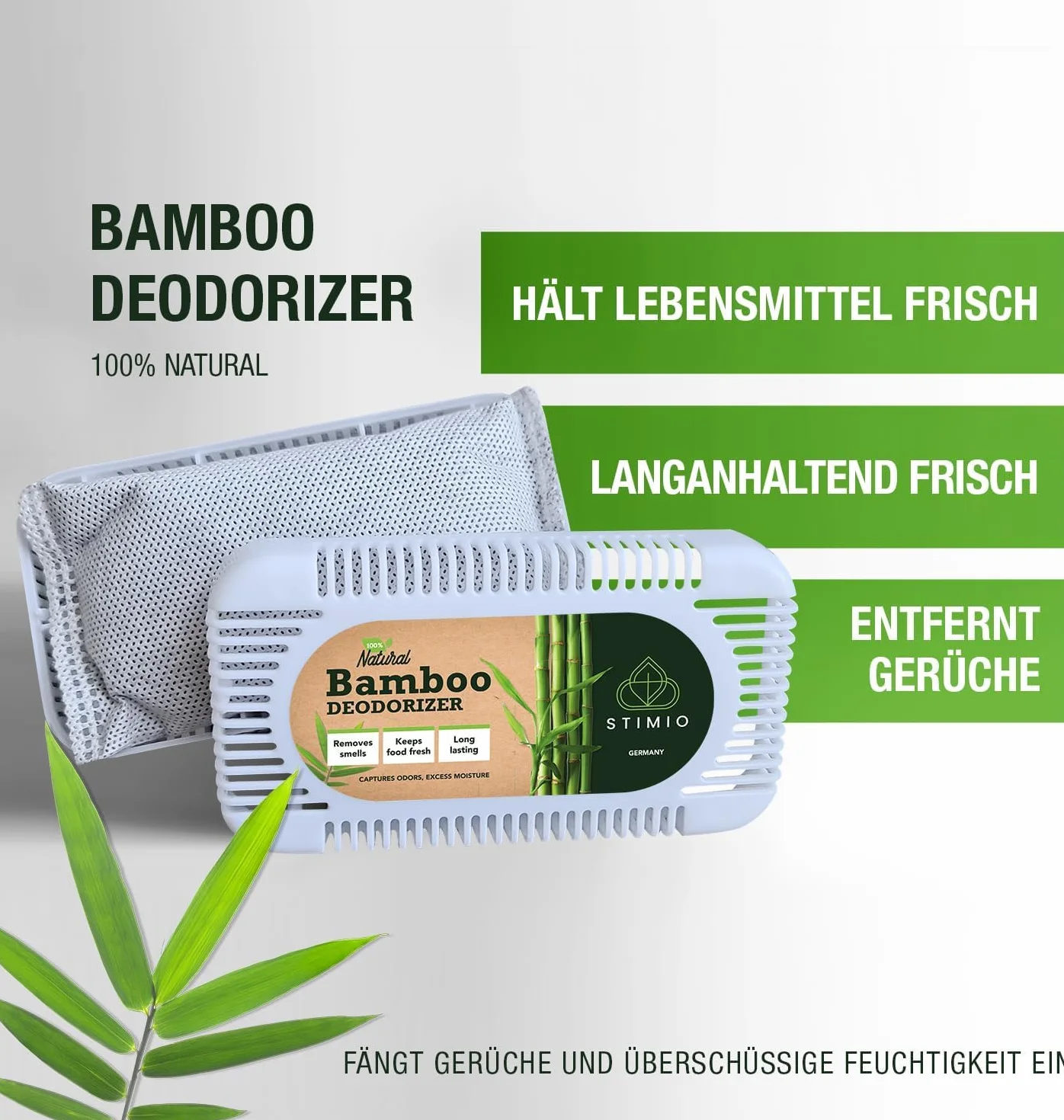 Naturalny neutralizator zapachów w lodówce, 4 sztuki, neutralizator zapachów z węglem aktywnym przeciwko wilgoci, filtr zapachowy, odświeżacz powietrza w przypadku zapachów, nadaje się do