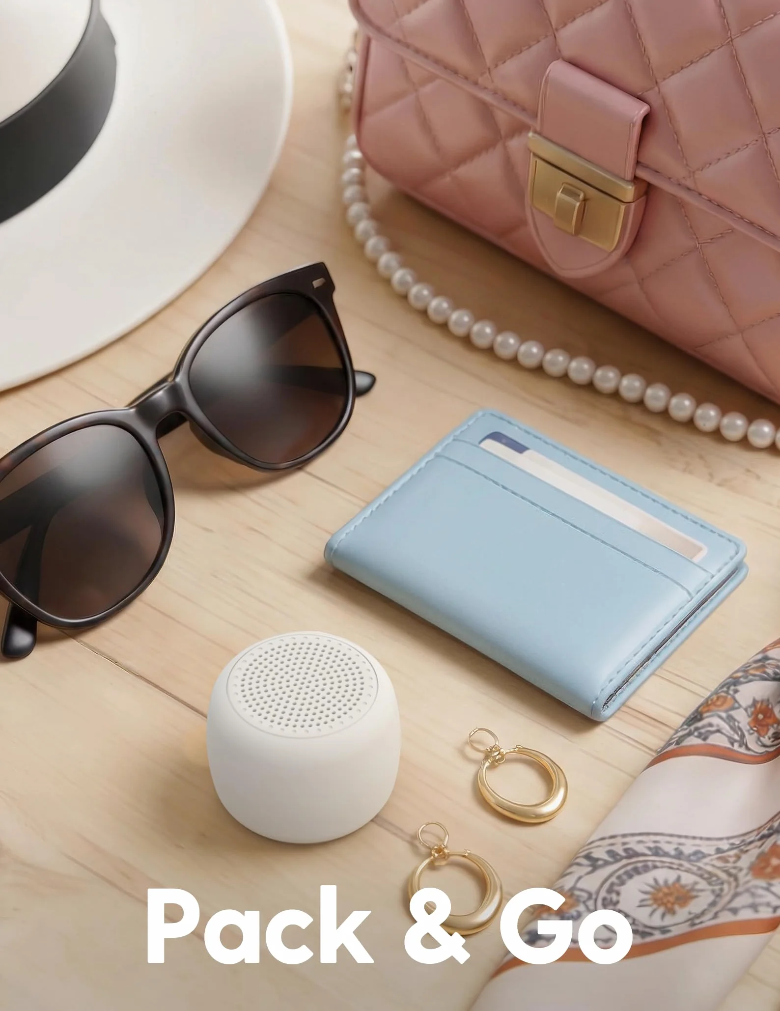 Babelio mini urządzenie dźwiękowe White Noise Machine dla dorosłych i dzieci, 15 dźwięków bez pętli, minutnik, łatwy do kieszeni i podróży, biały