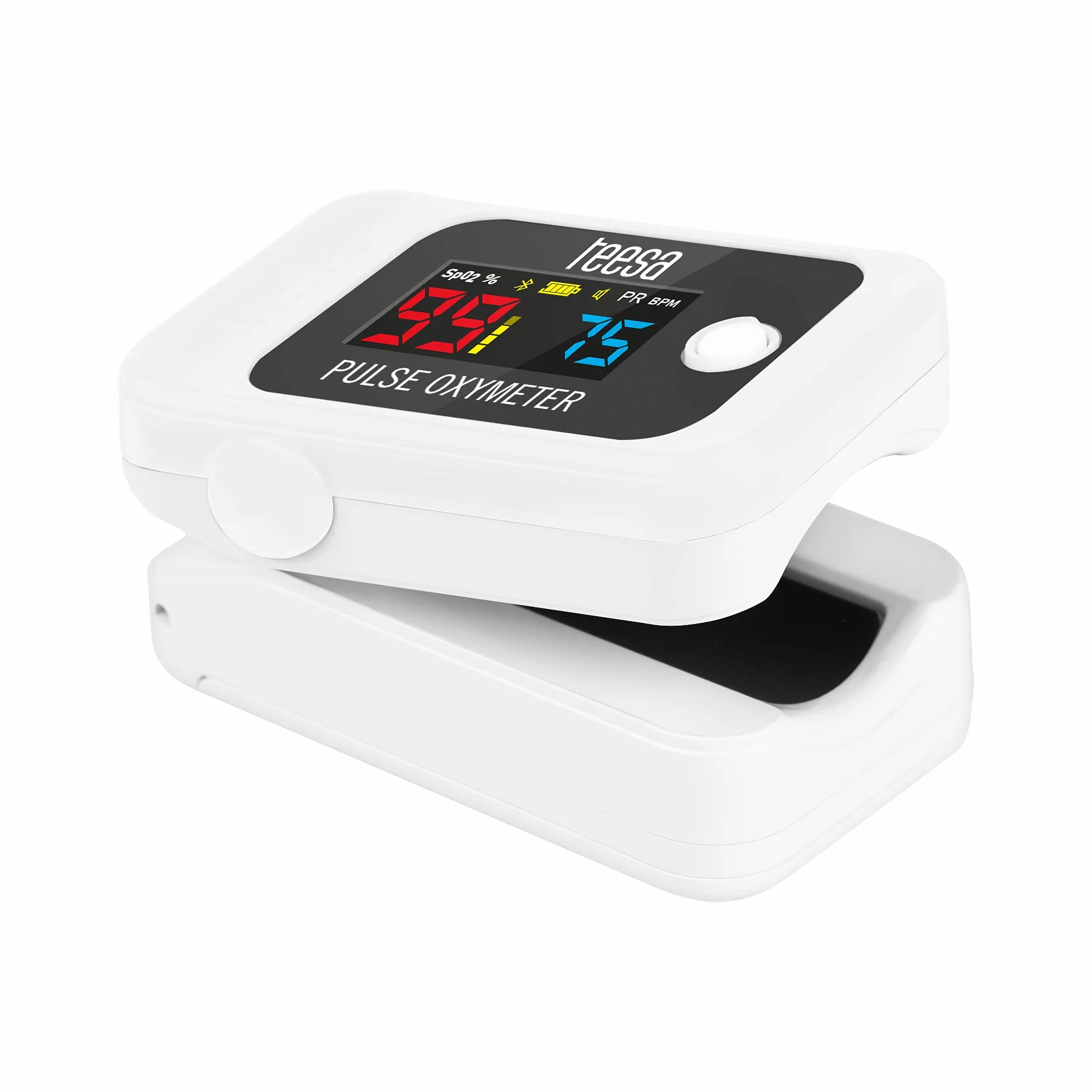 Teesa Pulsoksymetr Napalcowy Bluetooth PX70 TSA8071 Saturacja Tętna
