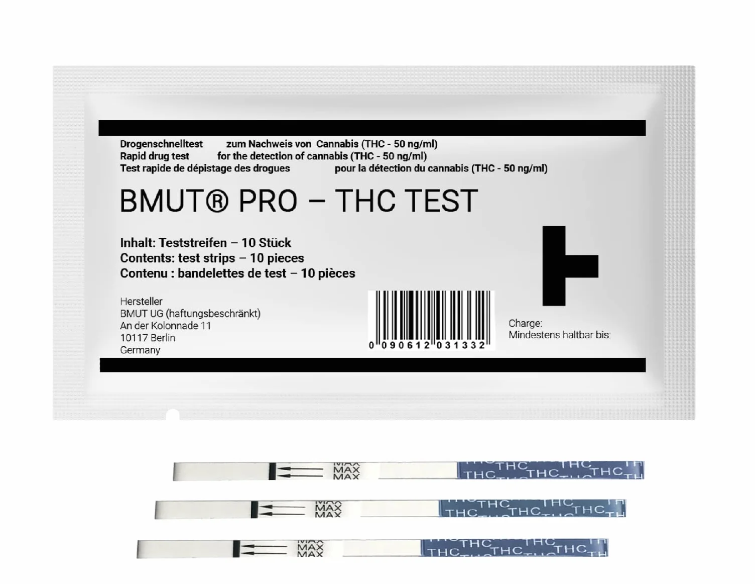 Szybki test narkotykowy THC – test na marihuanę konopie 10 sztuk